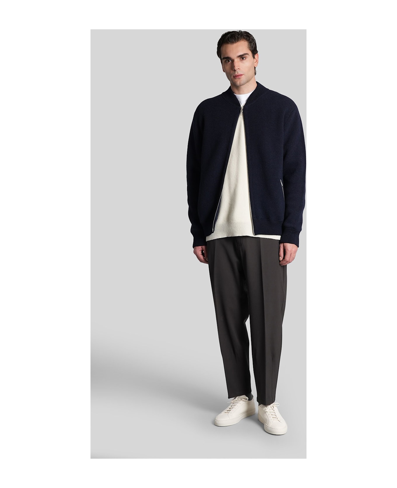 Mauro Grifoni Knitwear In Blue Wool - blue