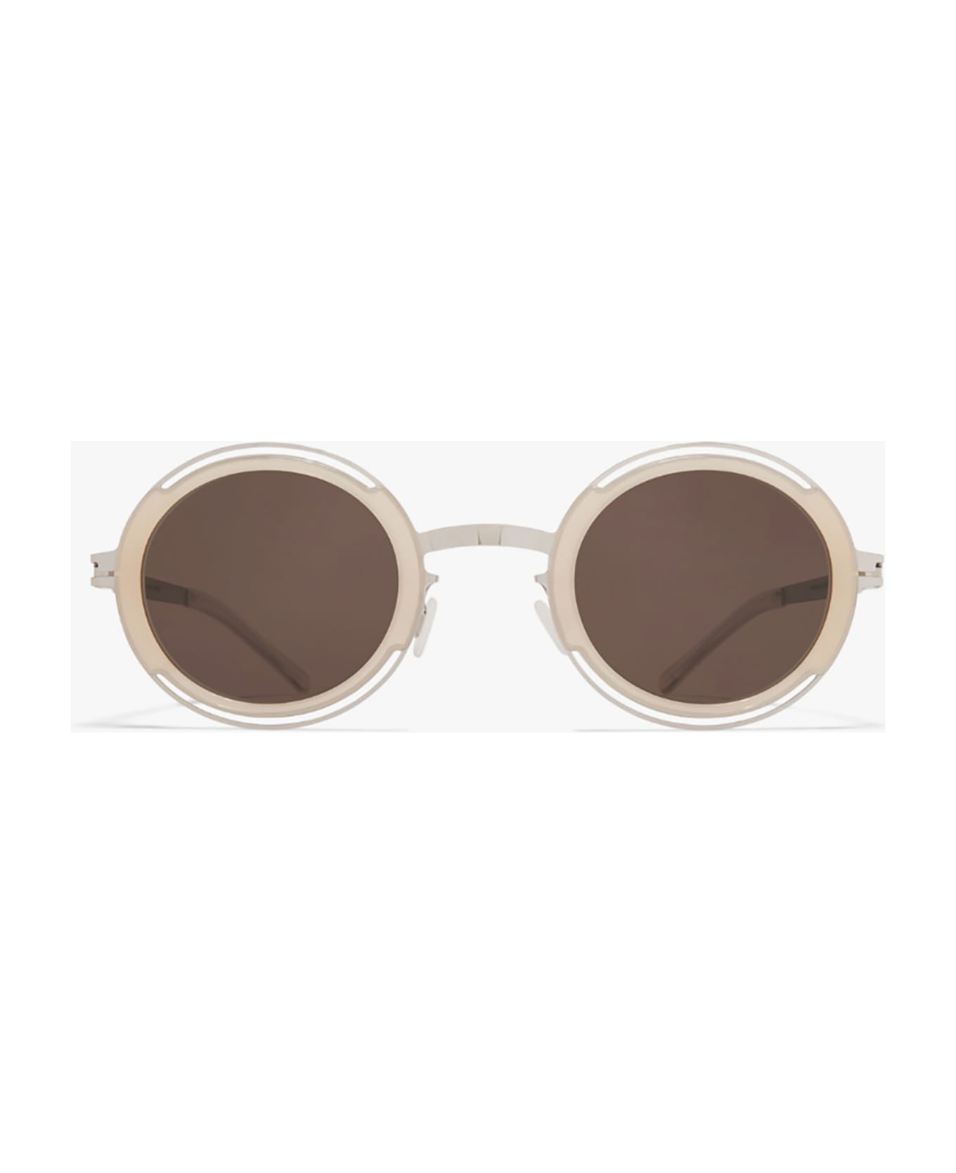 Mykita PEARL Sunglasses - _shiny Silver/blon サングラス