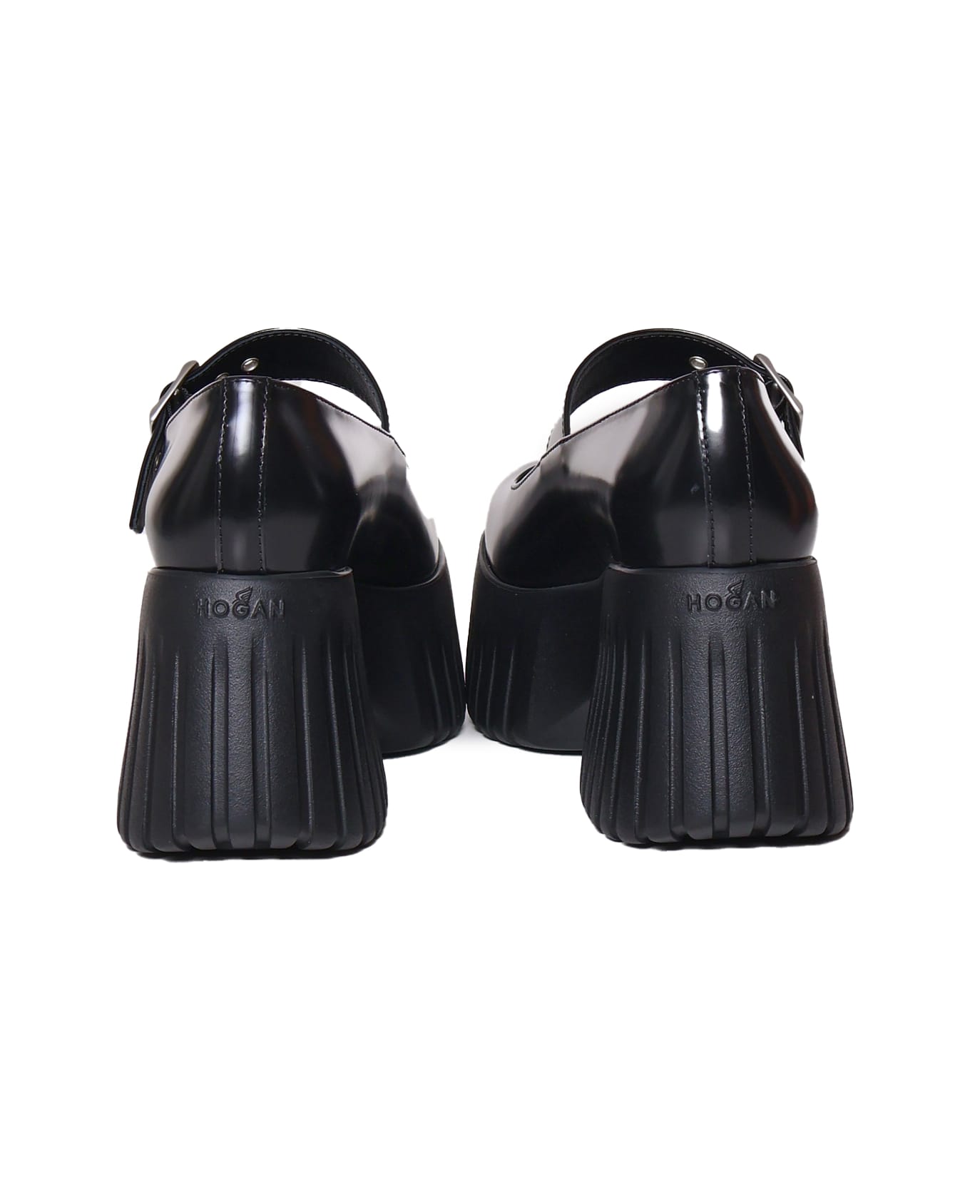 Hogan Mary Jane H-stripes H651 - Black