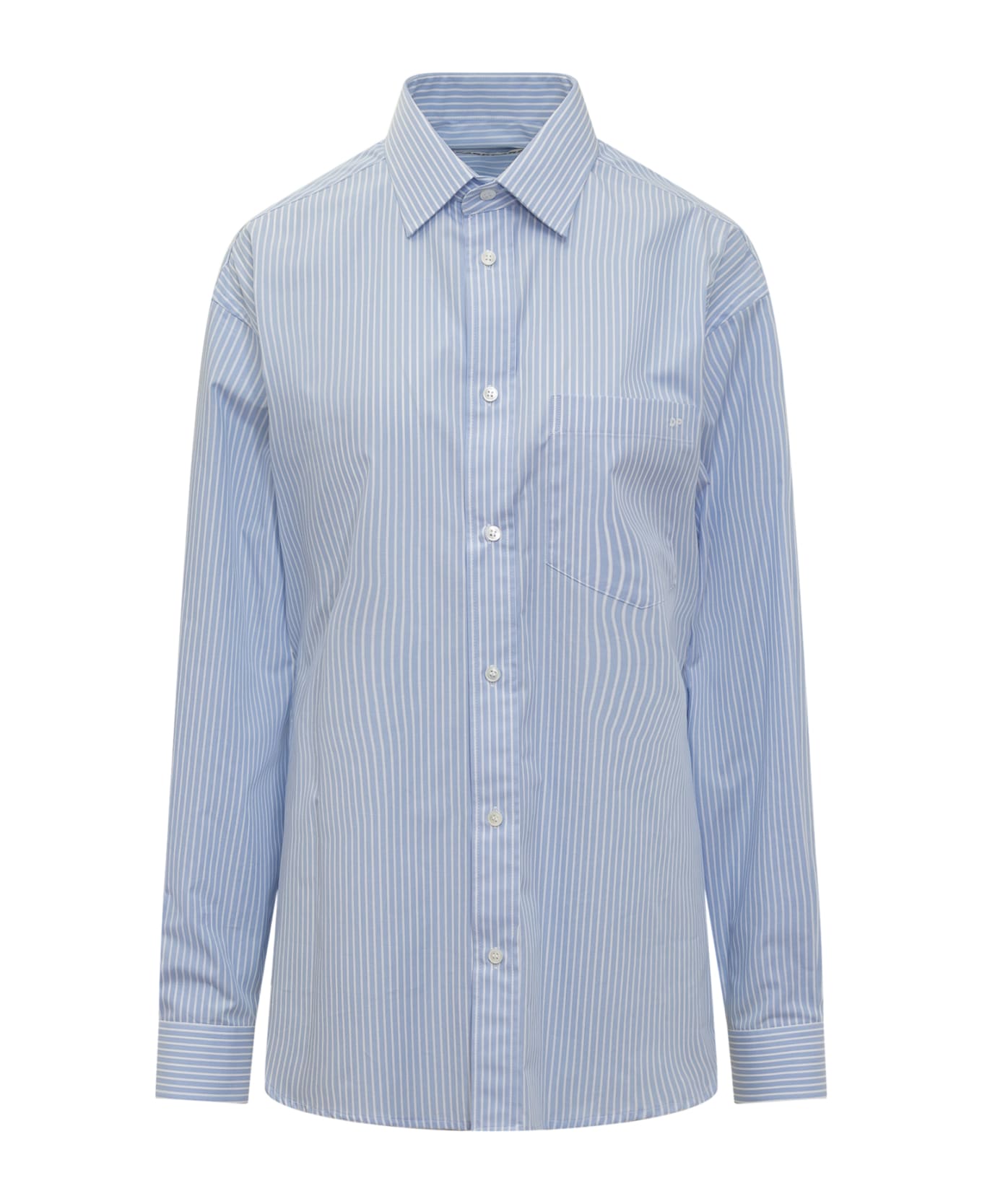 DARKPARK Anne Tailored Shirt - BLUE/WHITE