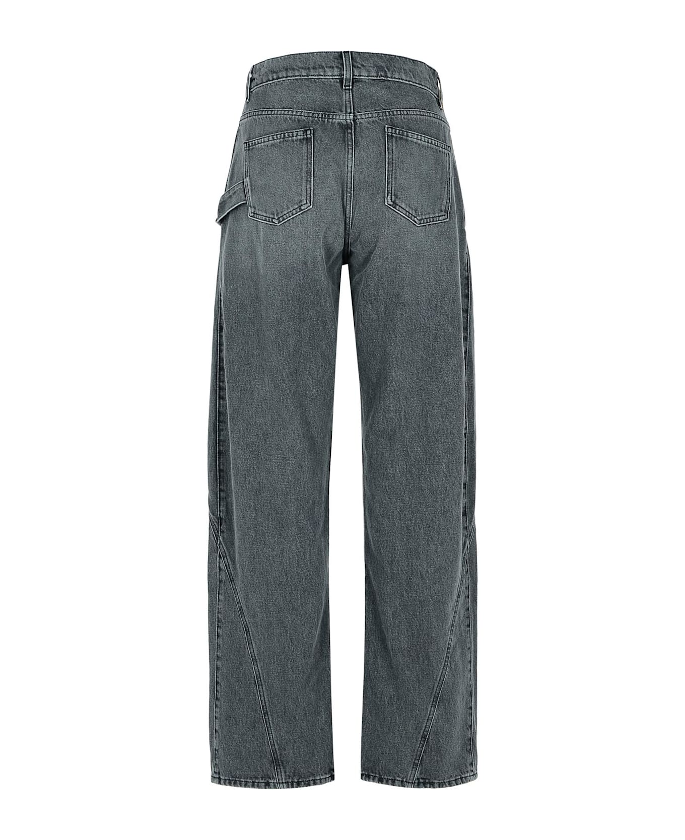 J.W. Anderson 
twisted
 Grey Denim Jeans - Grey