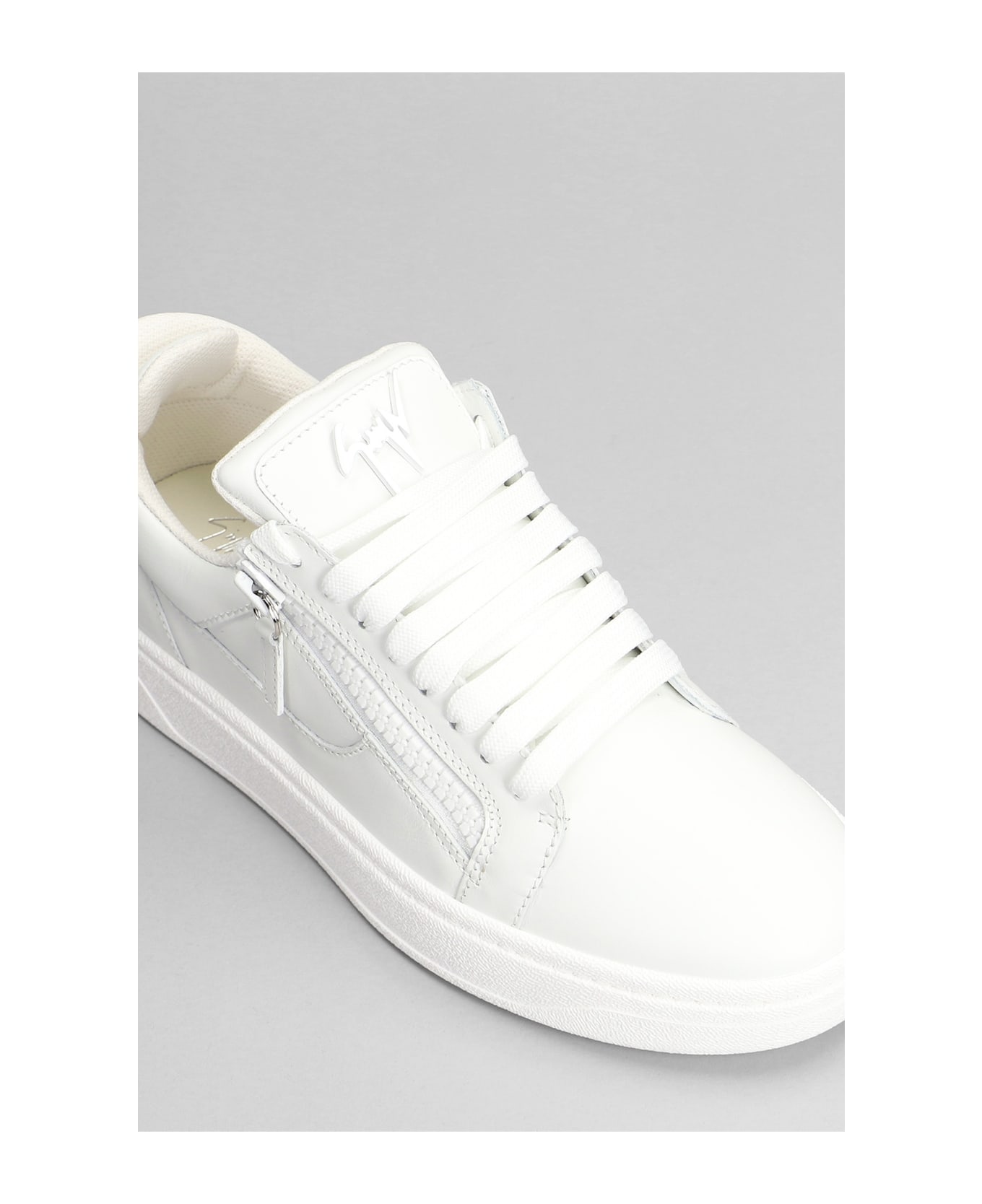 Giuseppe Zanotti Gz 94 Sneakers In White Leather - white