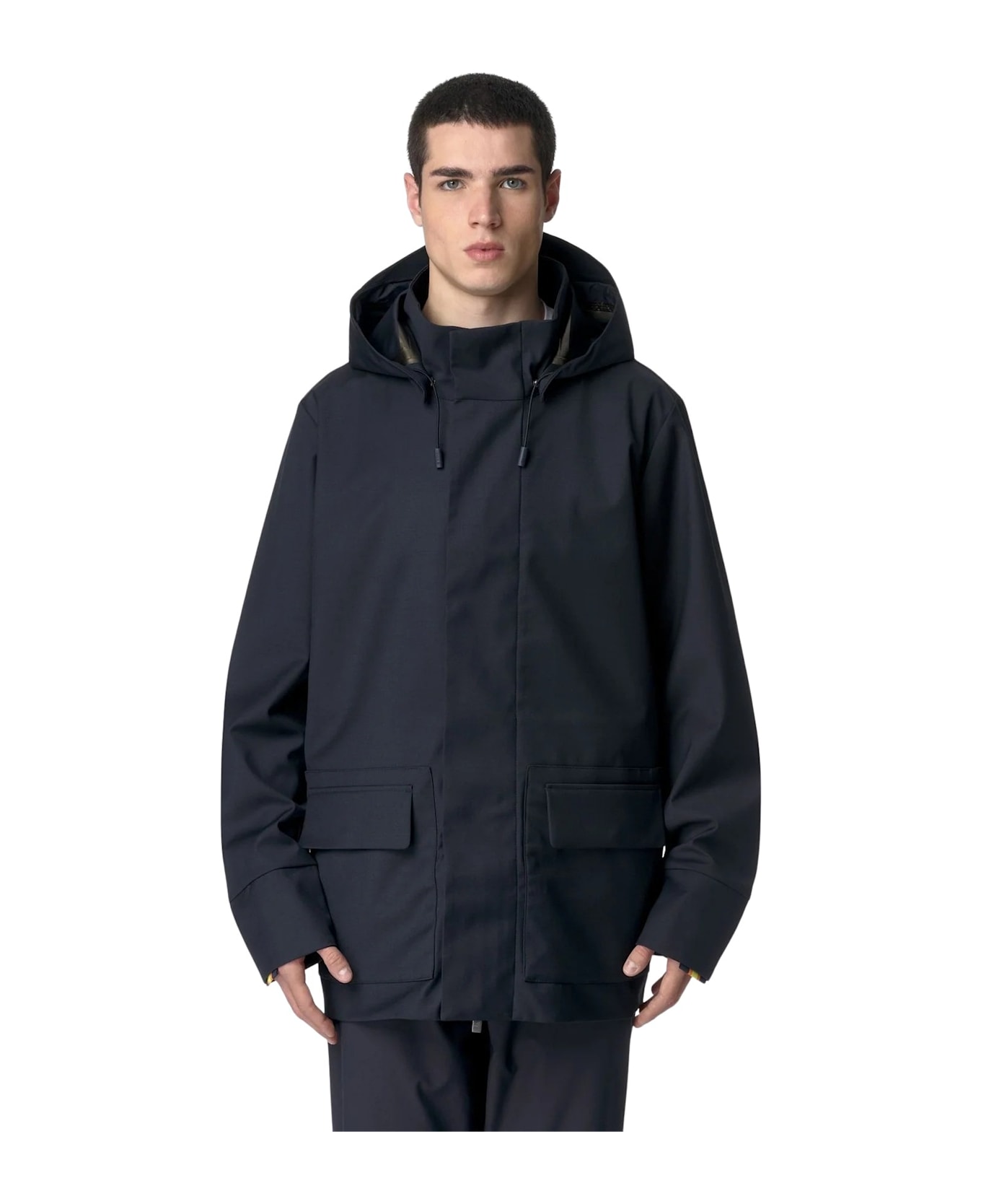 K-Way Erhal Tech Wool Blend - Blue Depth