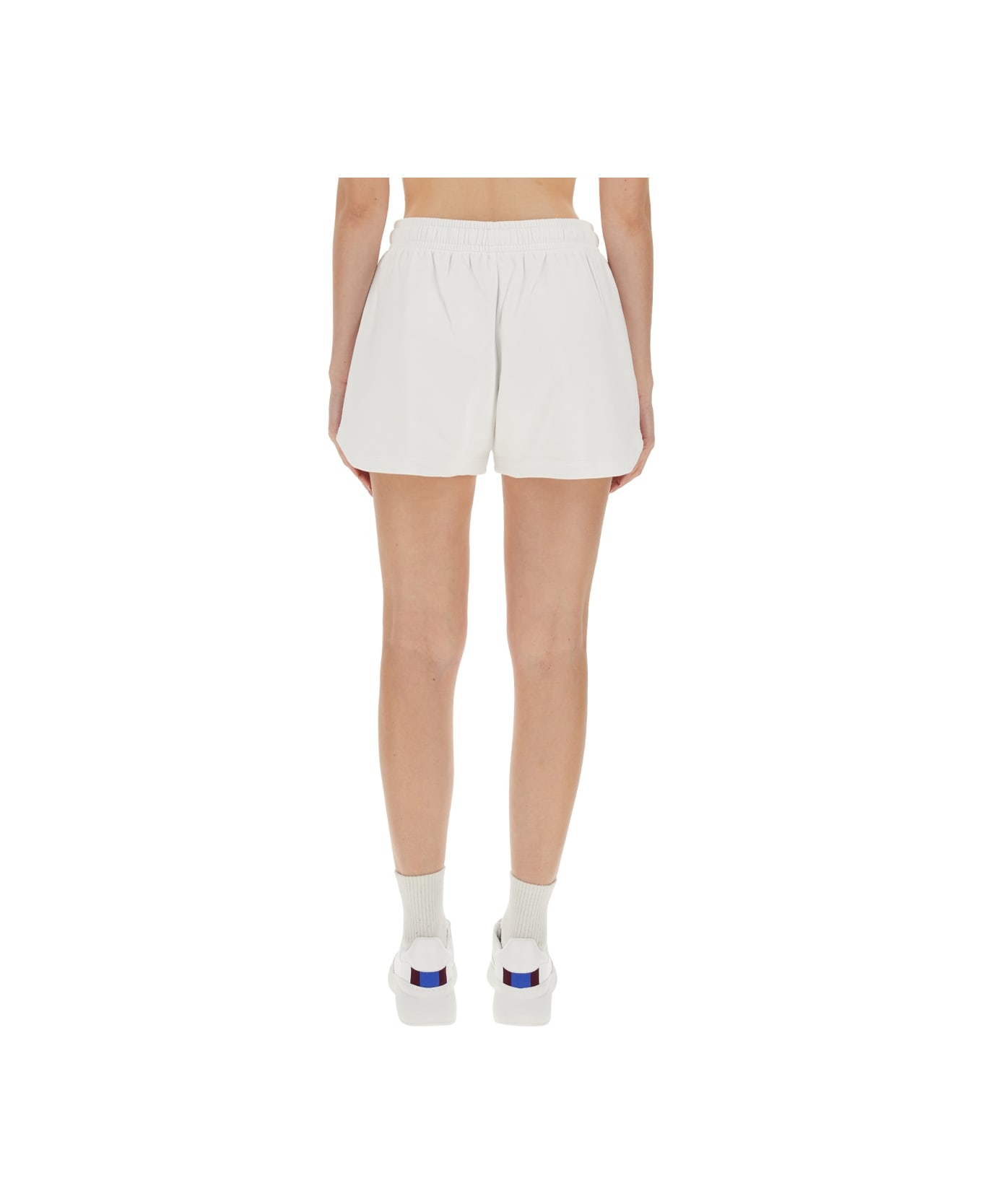 Stella McCartney Shorts With Logo - WHITE ショートパンツ