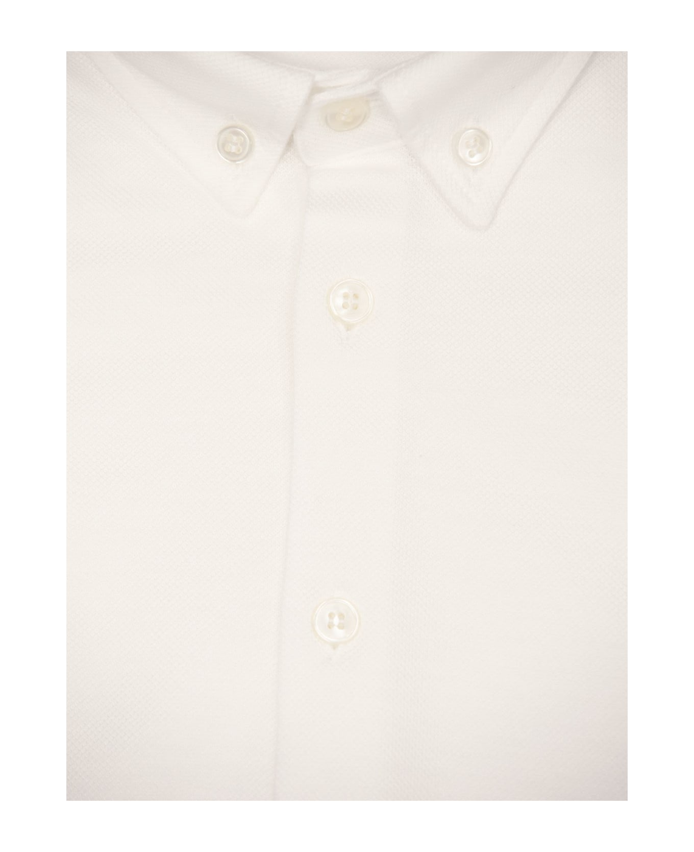 Il Gufo Regular Fit Cotton Shirt - White