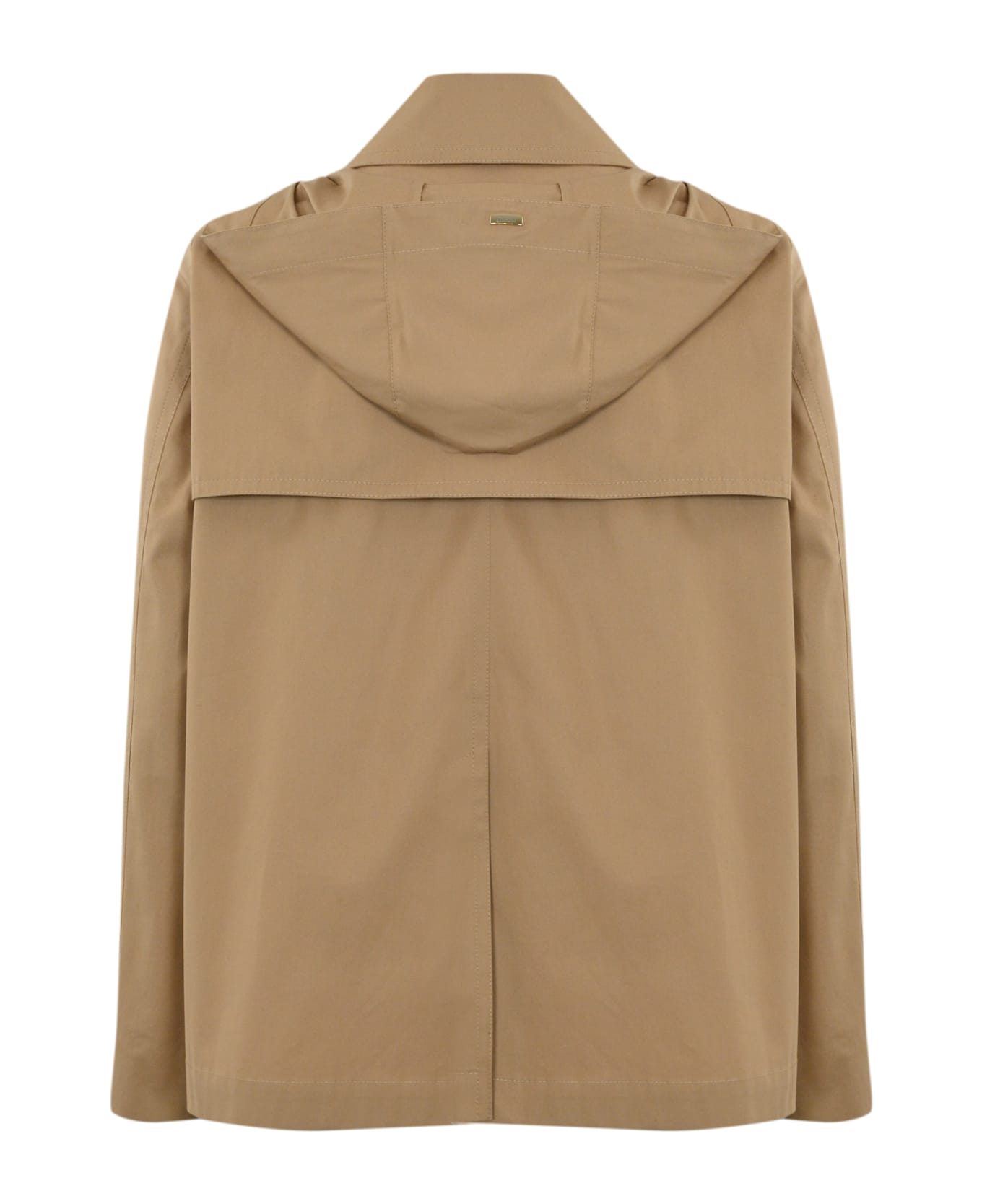 Herno Cotton Gabardine Raincoat - Cammello