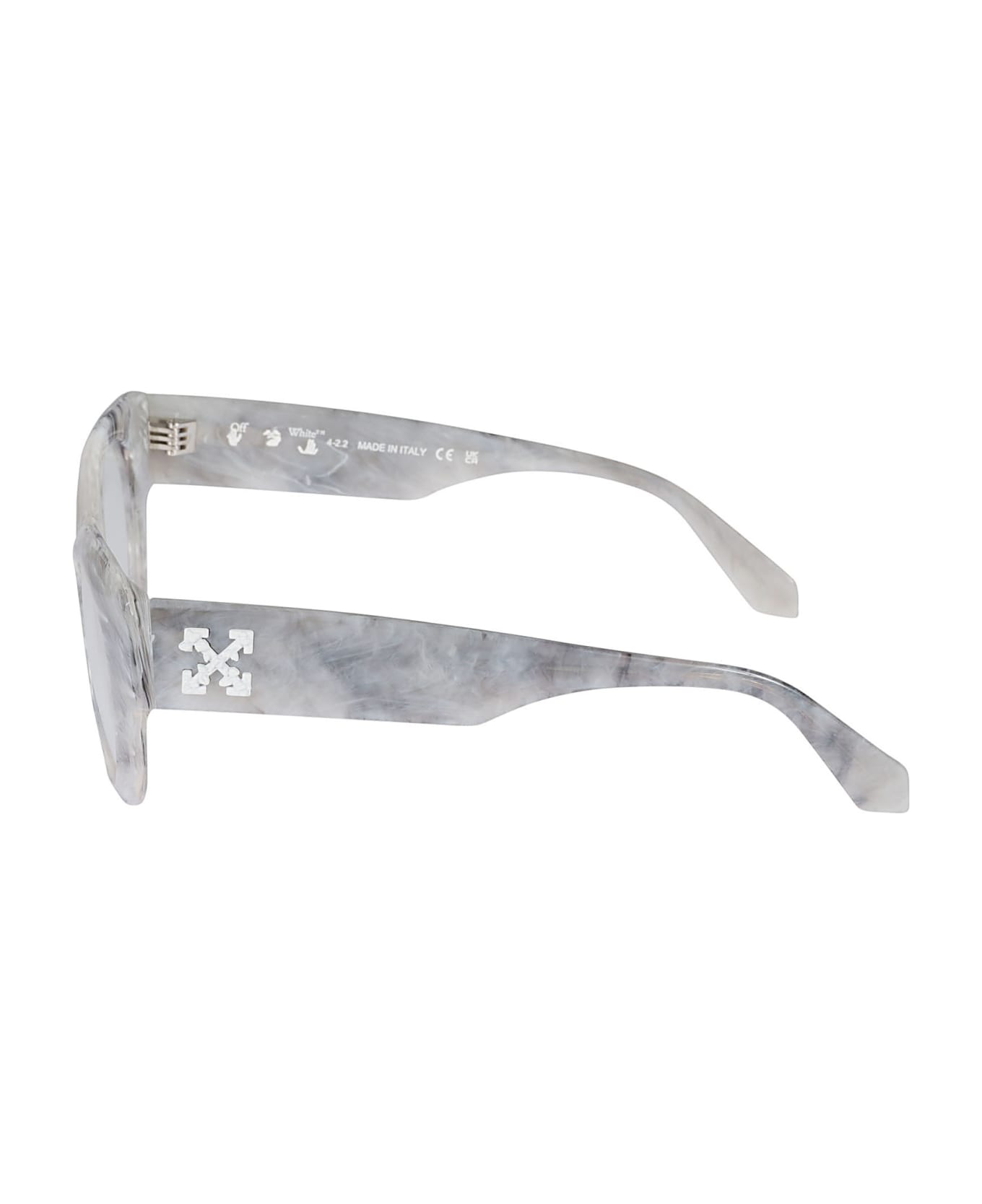 Off-White Optical Style Glasses - Marble
