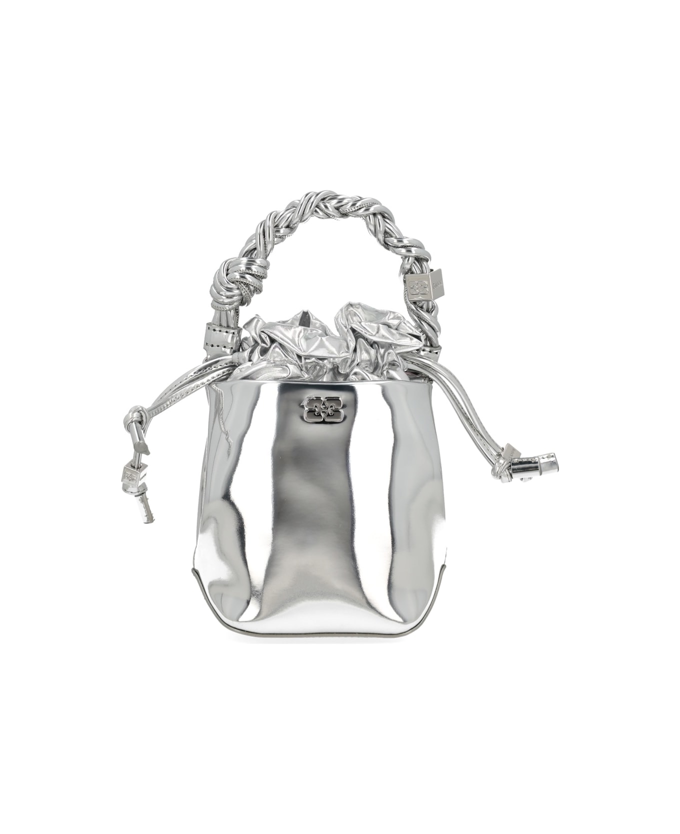 Ganni "bou Bucket Mini" Bag - SILVER