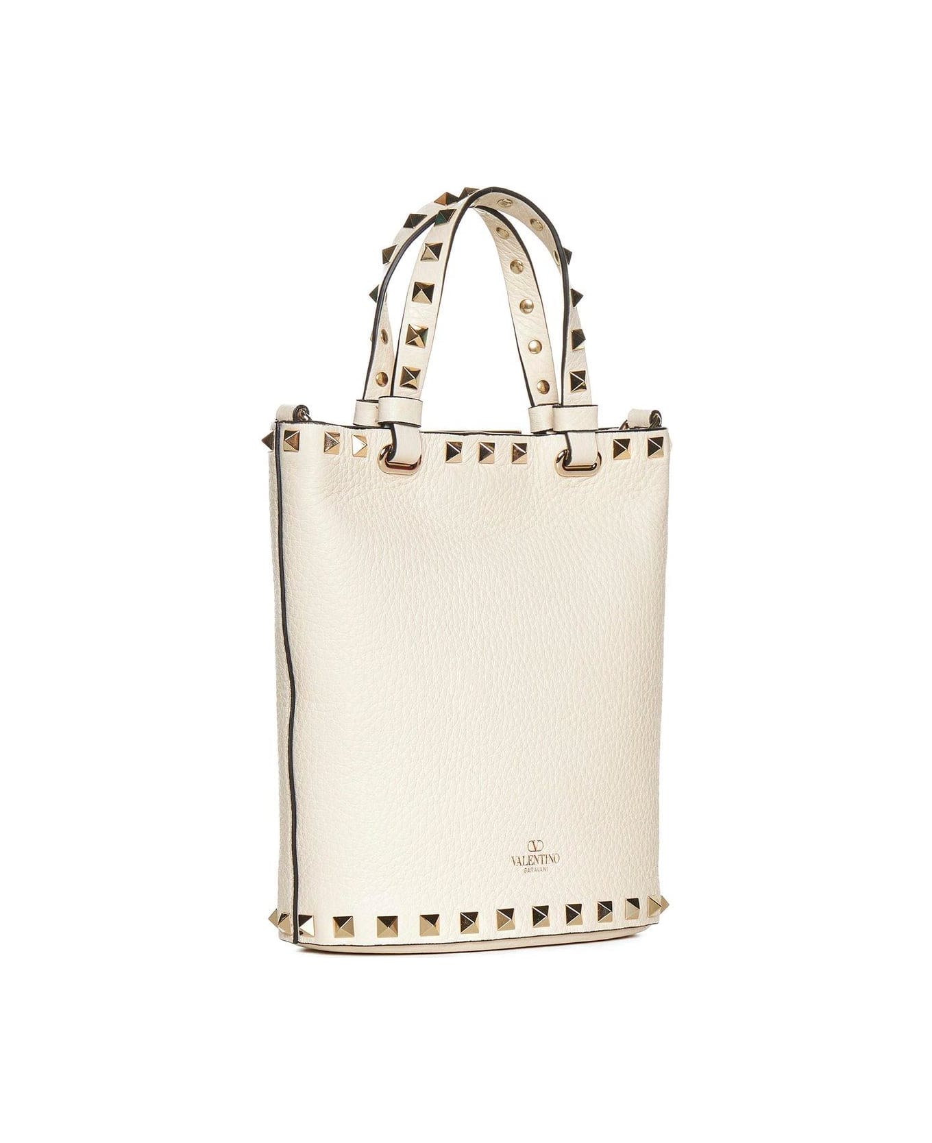 Valentino Garavani Garavani Stud-embellished Hook Closure Tote Bag