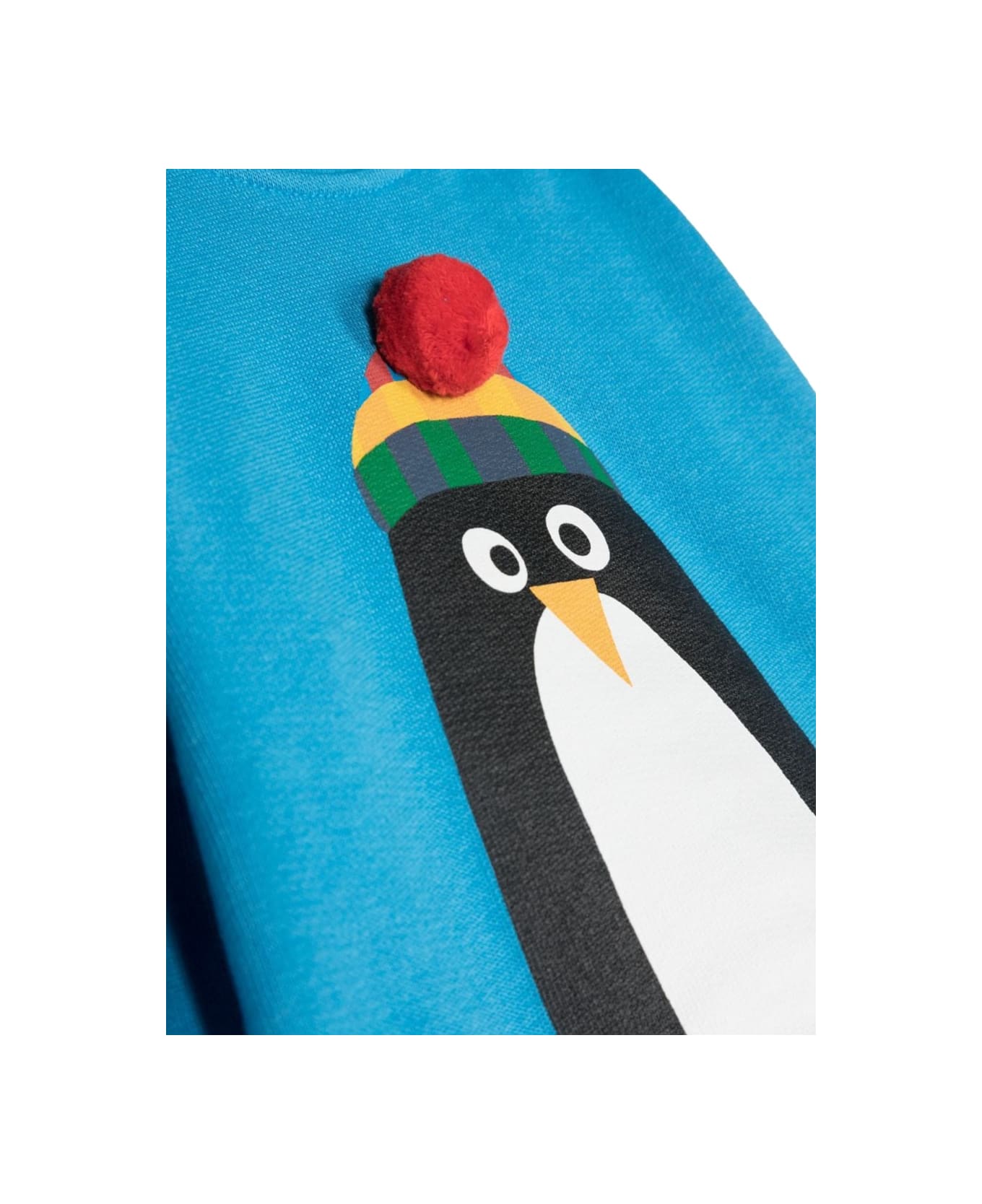 Stella McCartney Kids Penguin Crewneck Sweatshirt - AZURE