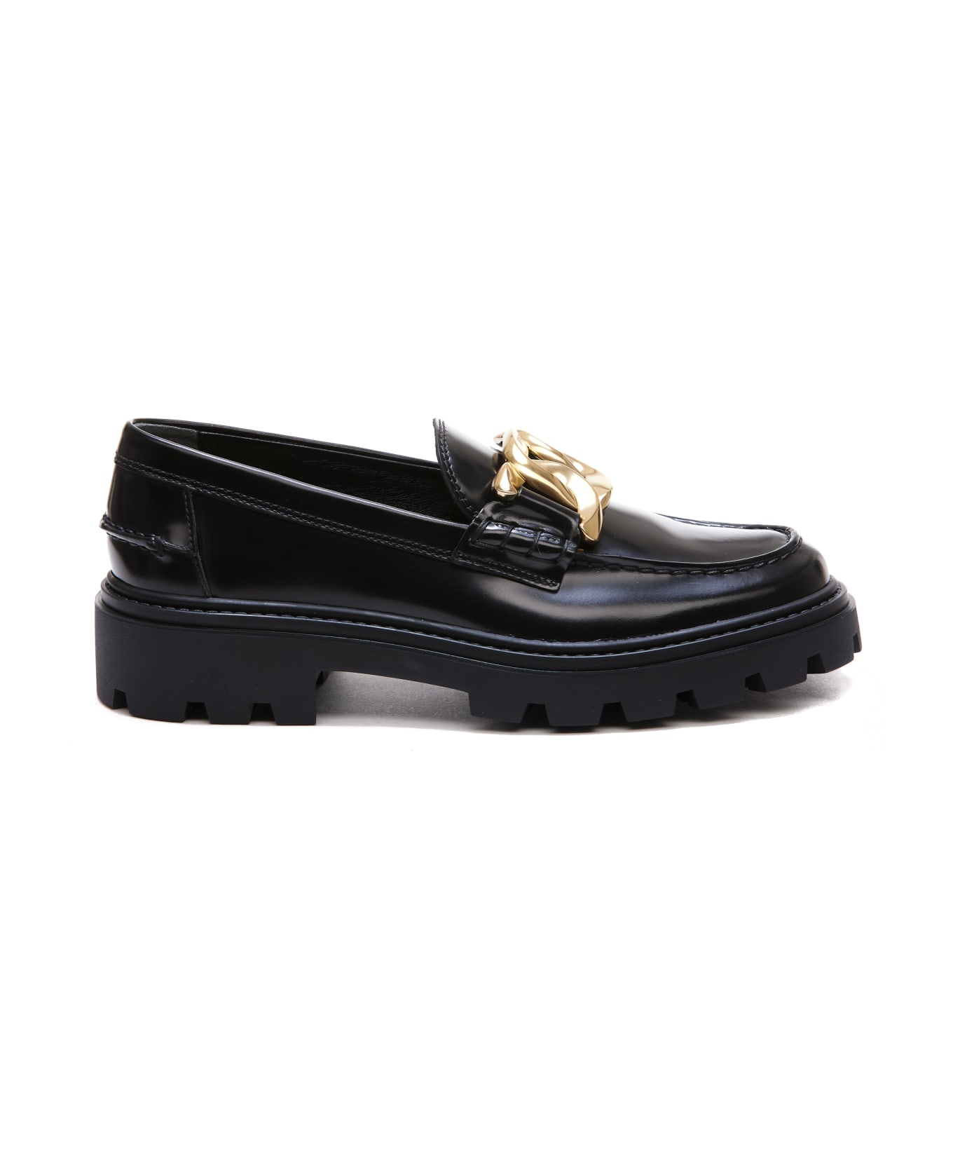 Tod's Leather Loafers - BLACK
