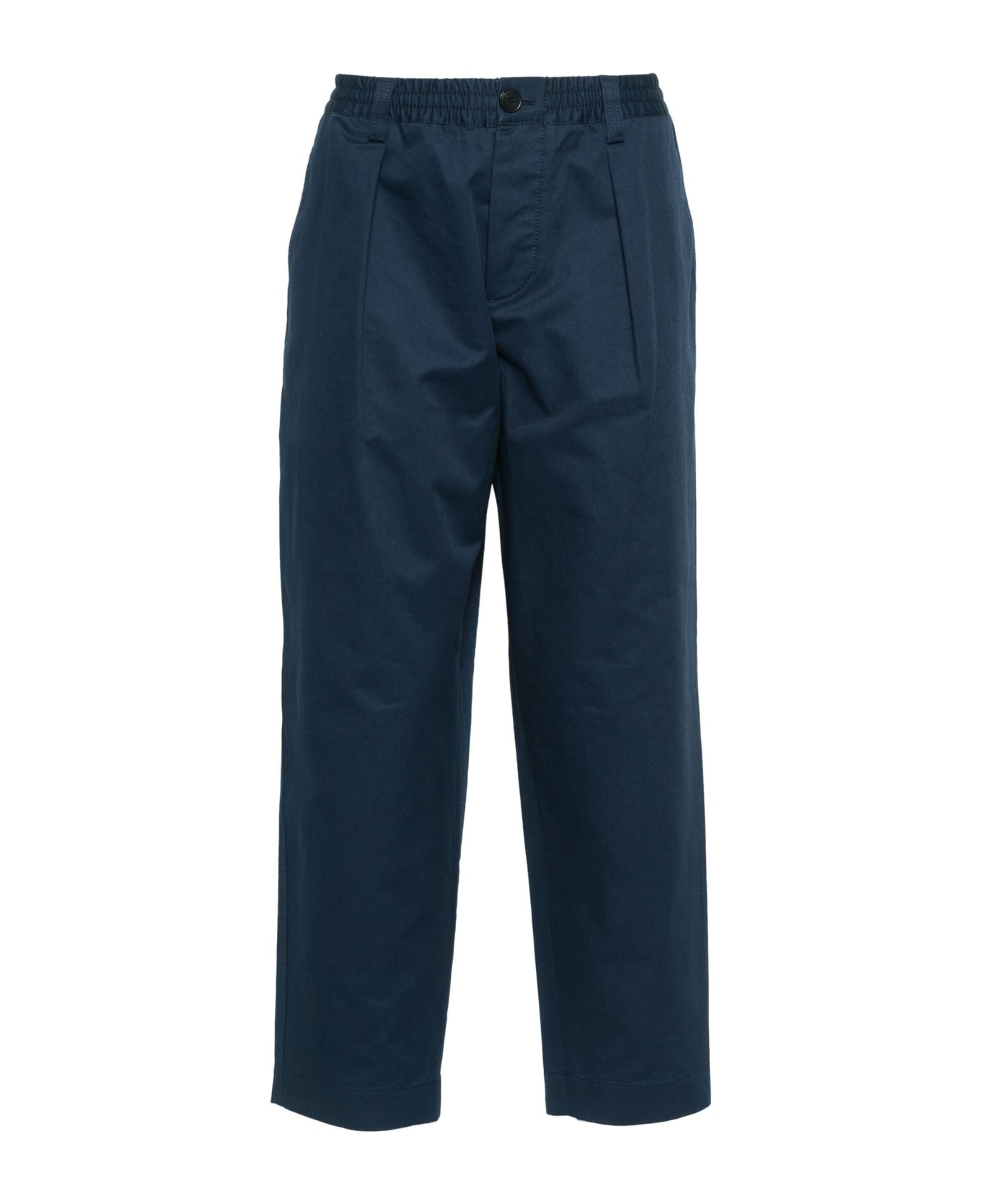 Marni Trousers Blue - NAVY
