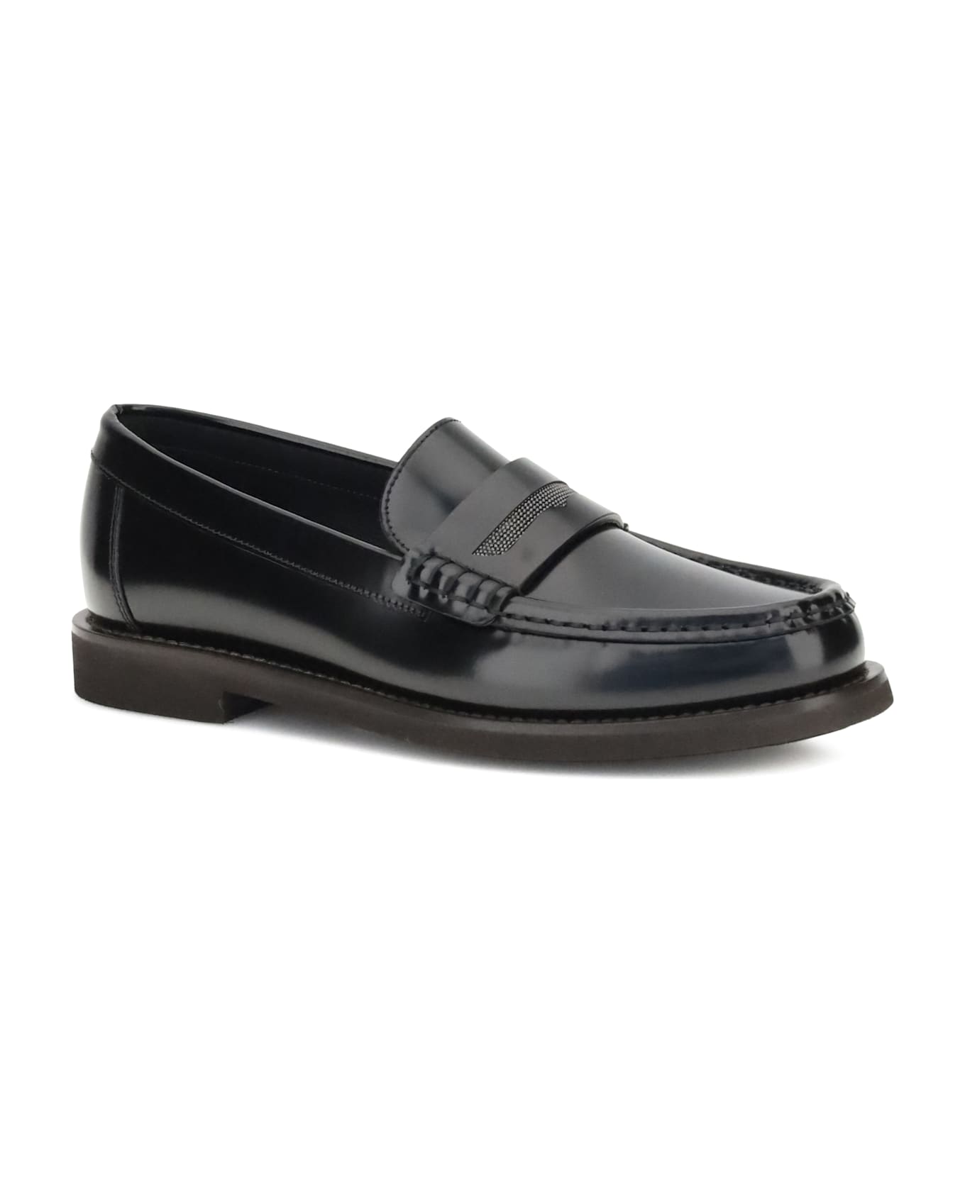 Brunello Cucinelli Leather Loafers
