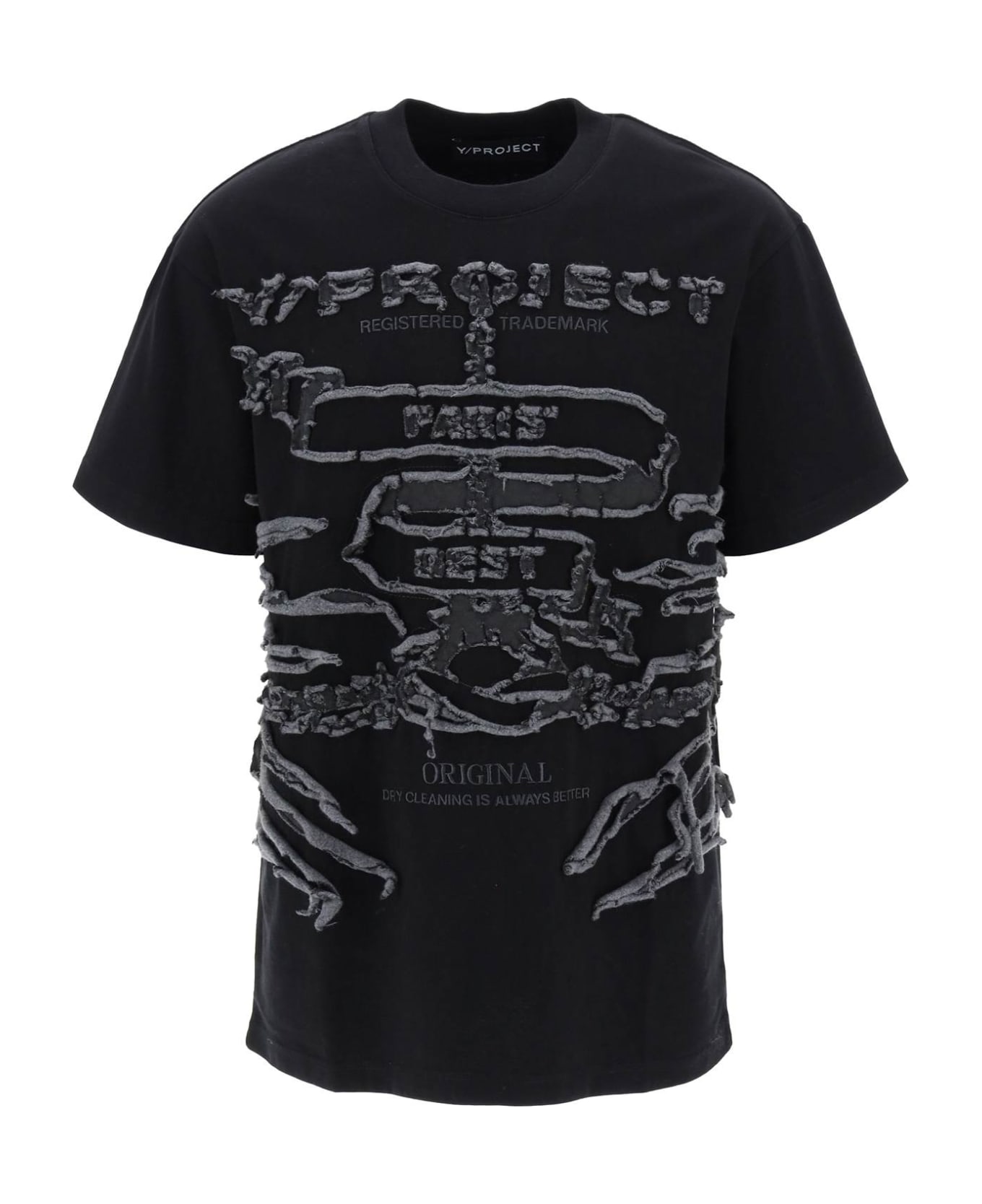 Y/Project Paris' Best T-shirt - BLACK (Black)