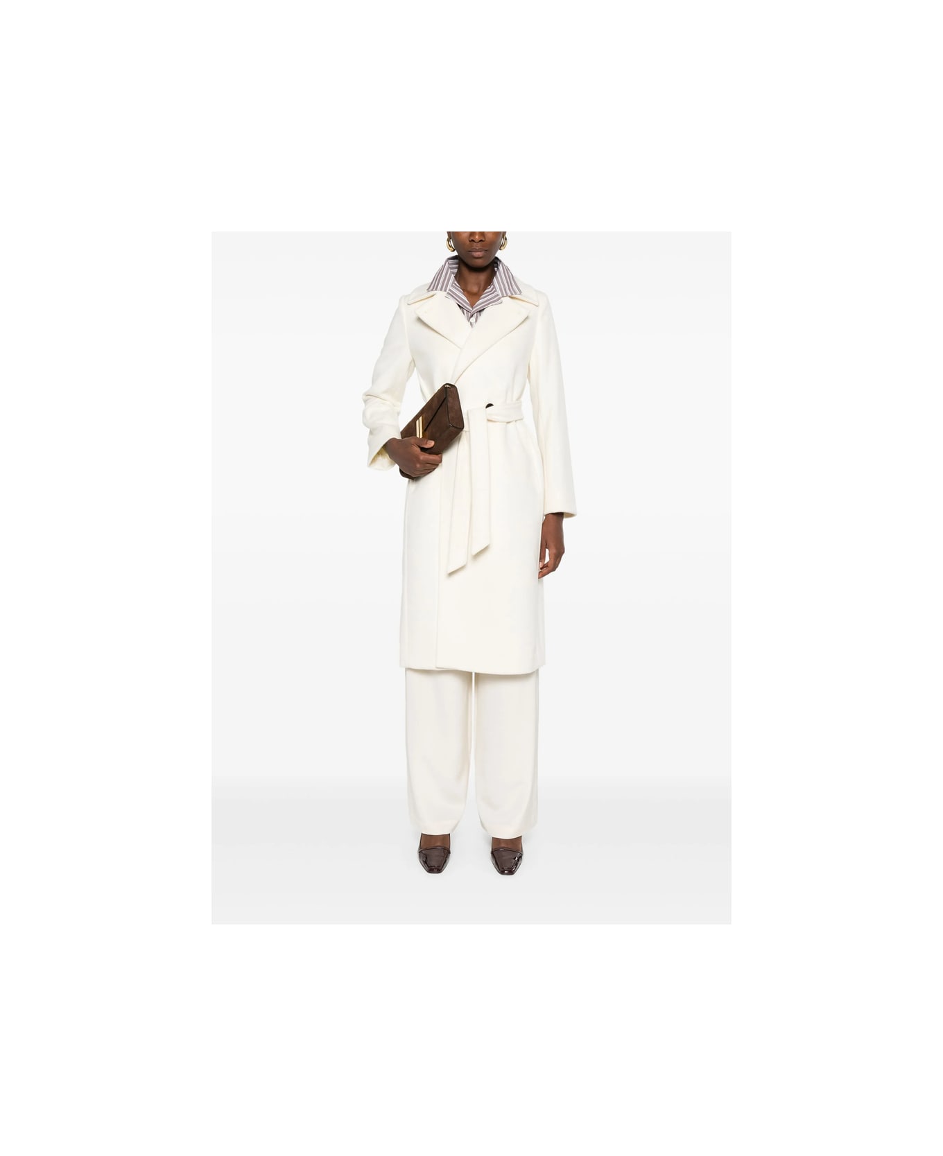 Max Mara Studio Coat - WHITE