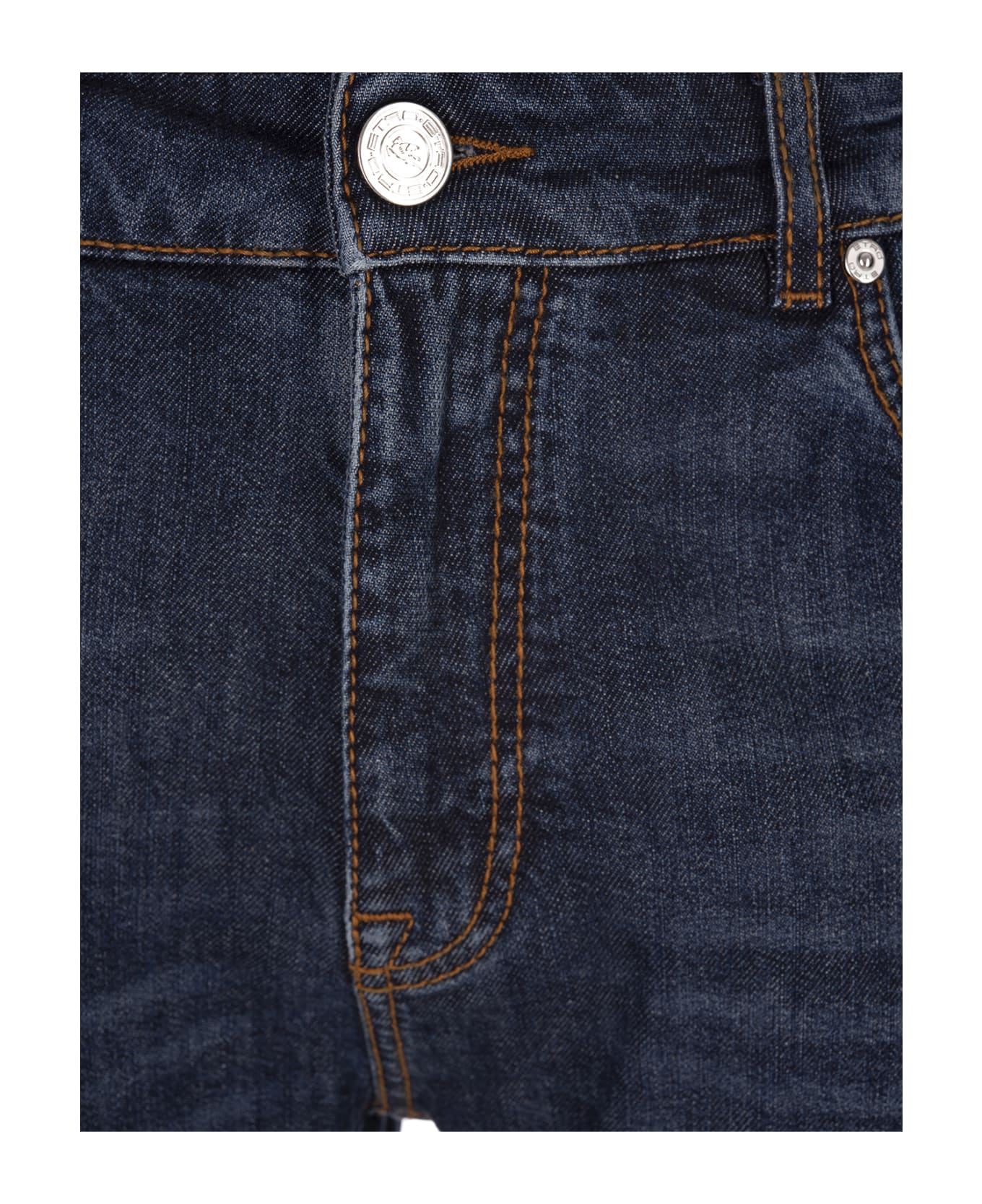 デニム・ジーパン Etro Jeans With Embroidered Pegasus ETRO - COTTON DENIM JEANS WITH EMBROIDERED PEGASUS