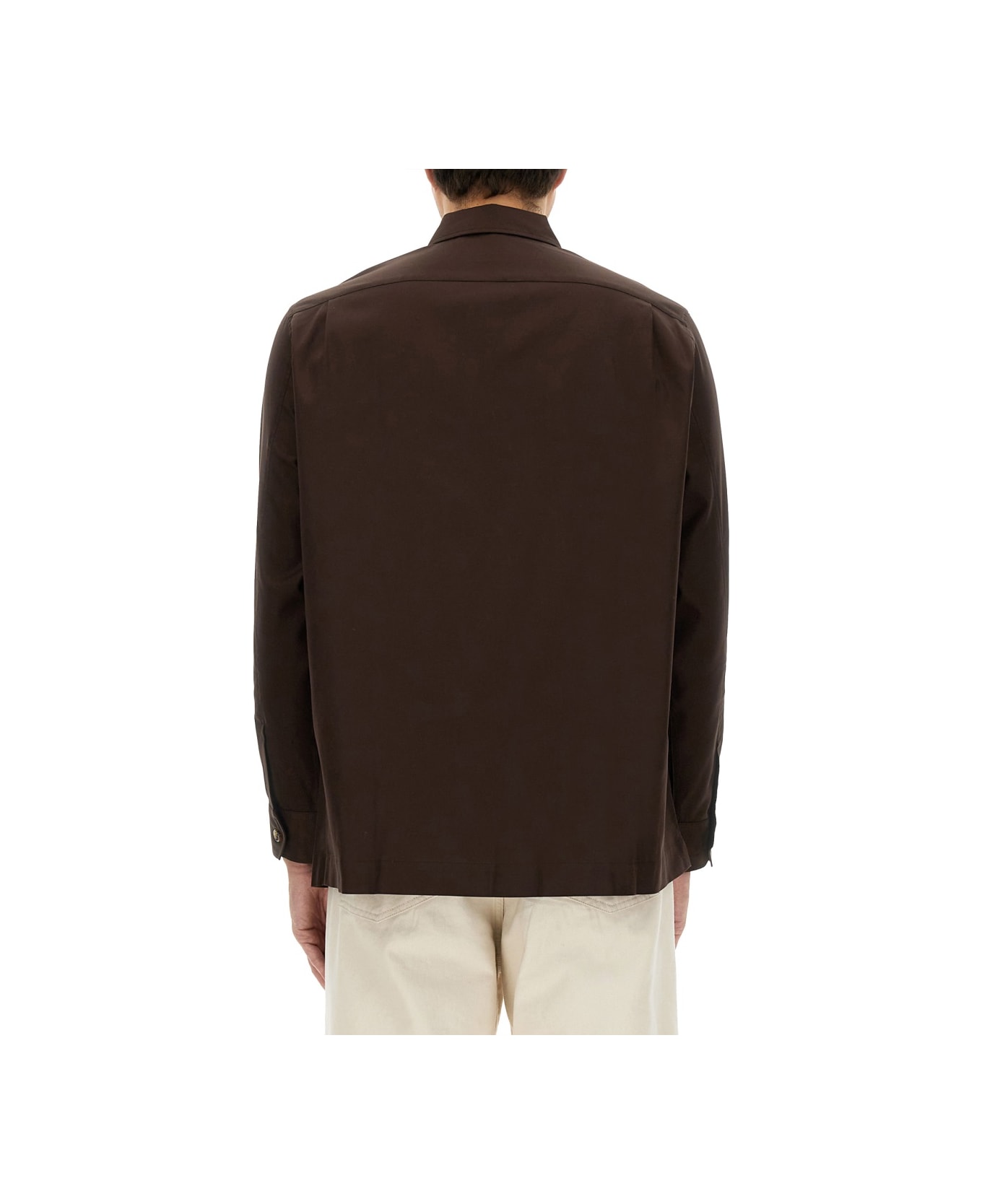 Brunello Cucinelli Cotton Shirt - BROWN