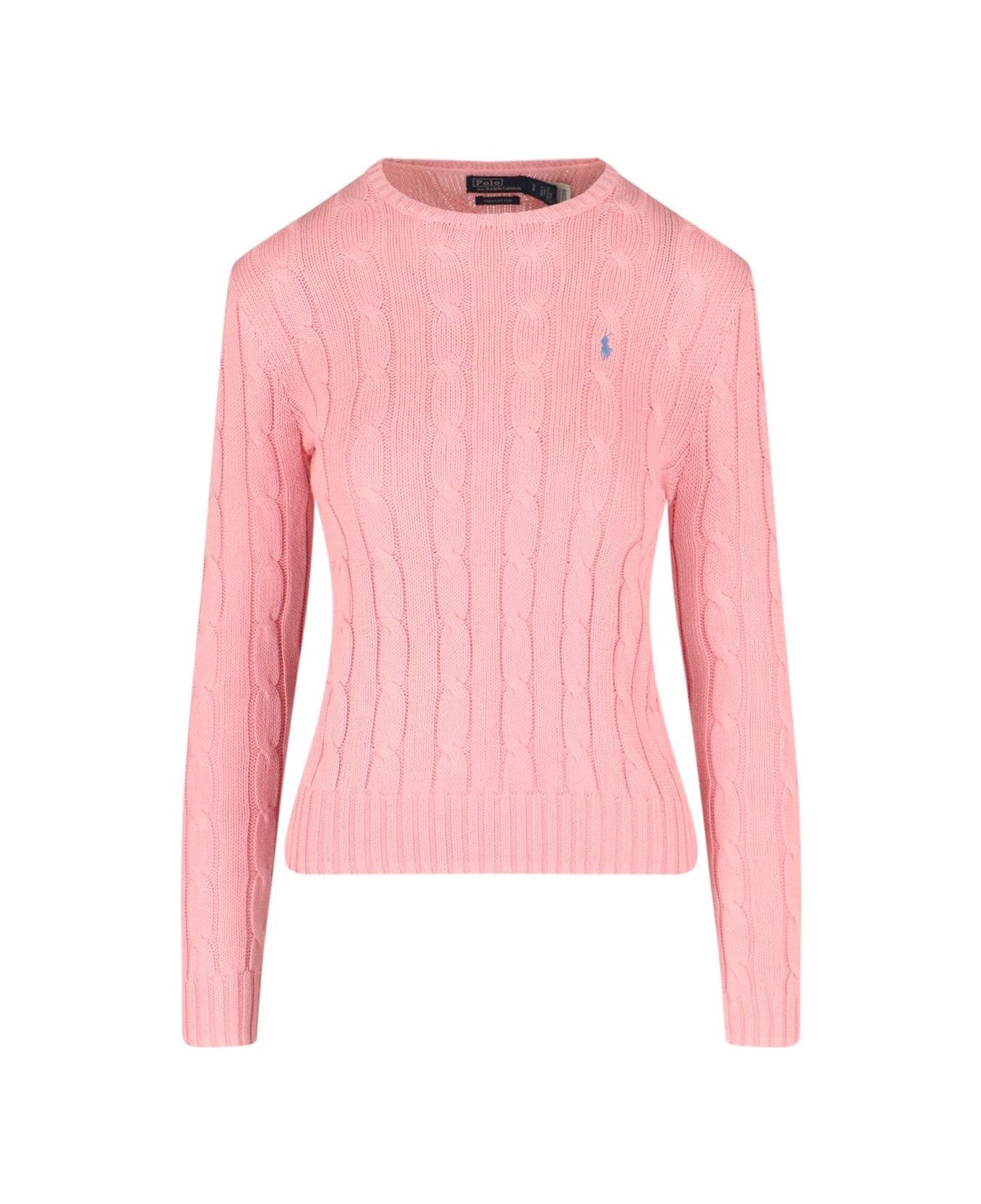 Ralph Lauren Julianna Long Sleeve Sweater - pink ニットウェア