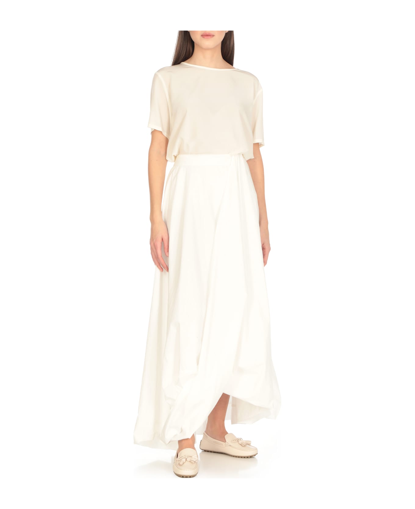 Tod
s Leather Loafers - Ivory