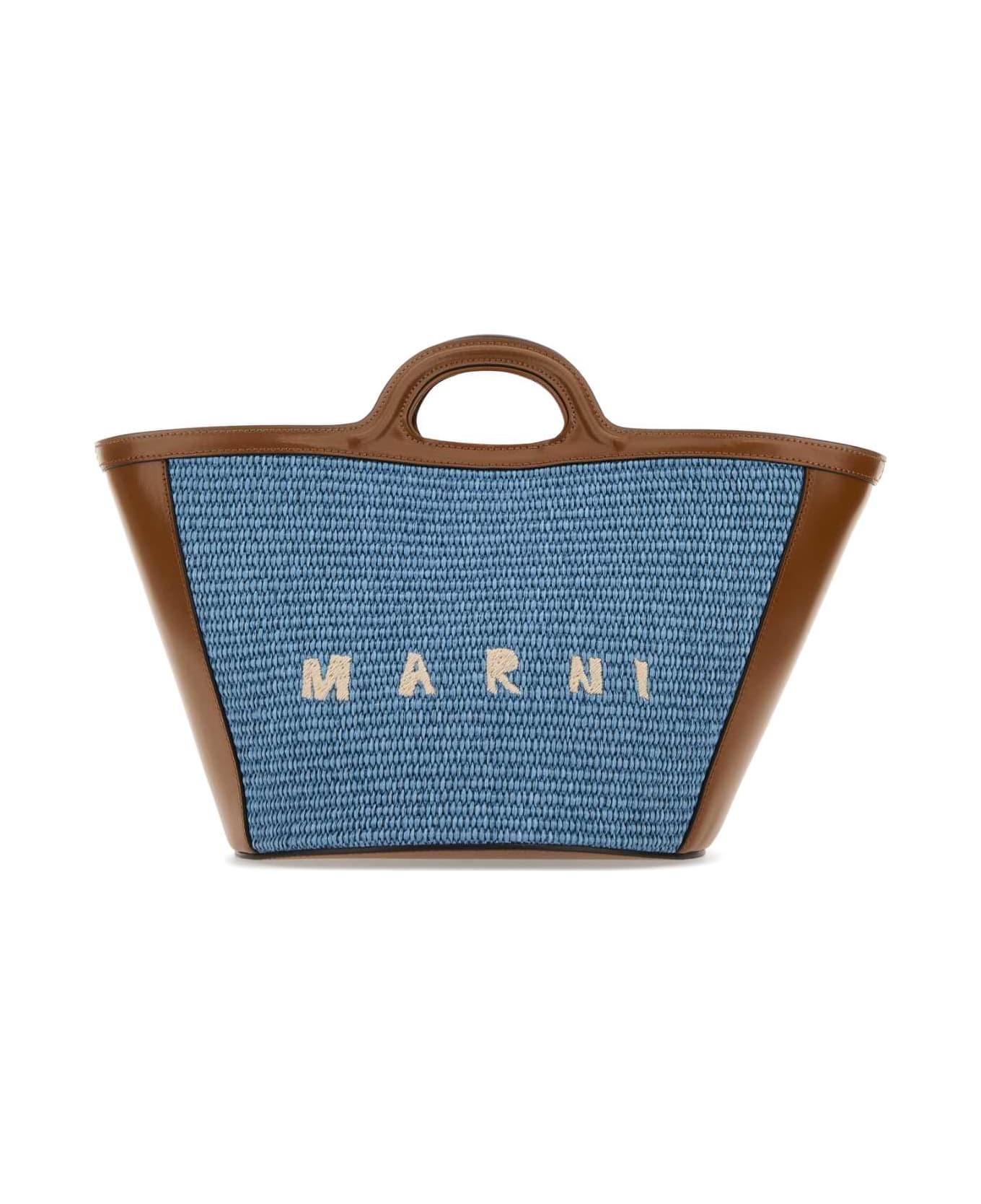 Marni Multicolor Leather And Raffia Small Tropicalia Summer Handbag - ZO751