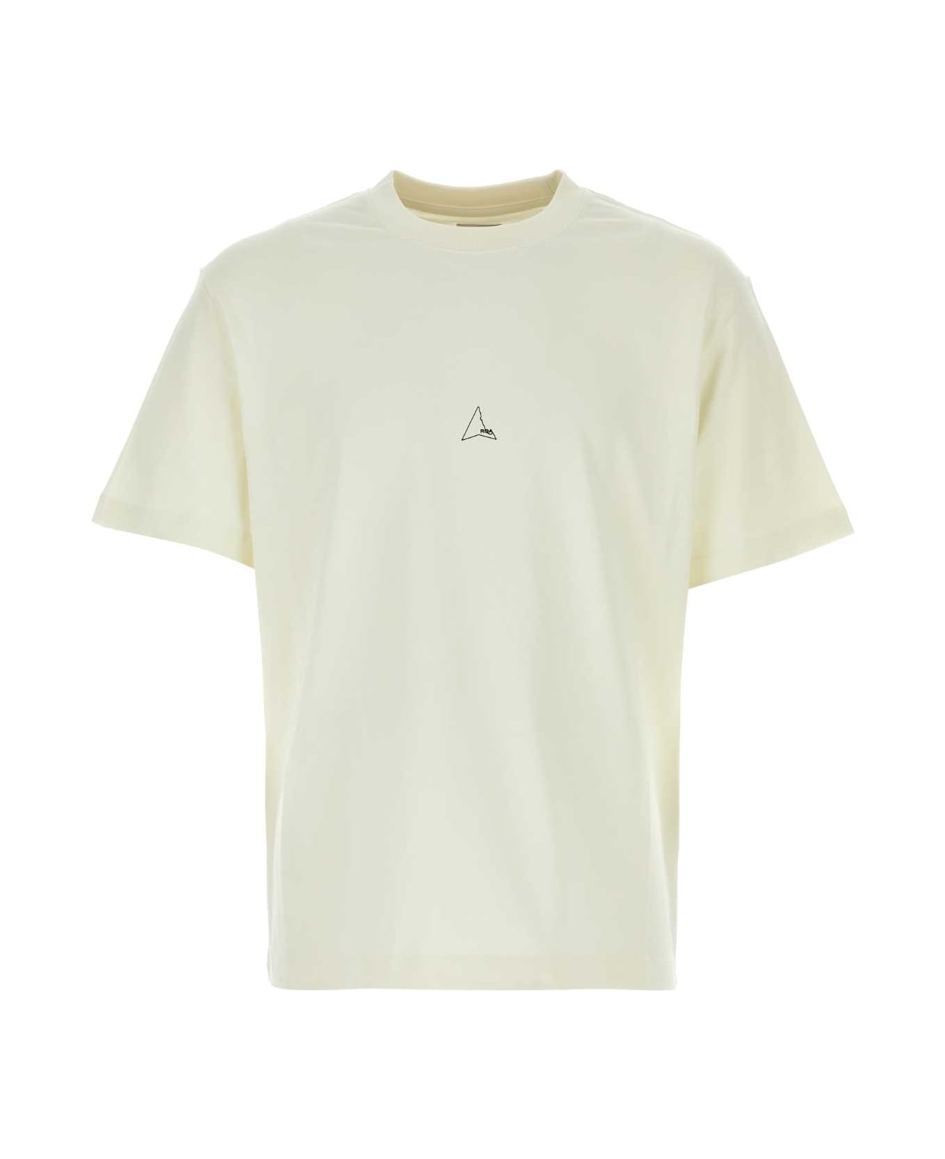 ROA White Cotton T-shirt - WTH0005 シャツ