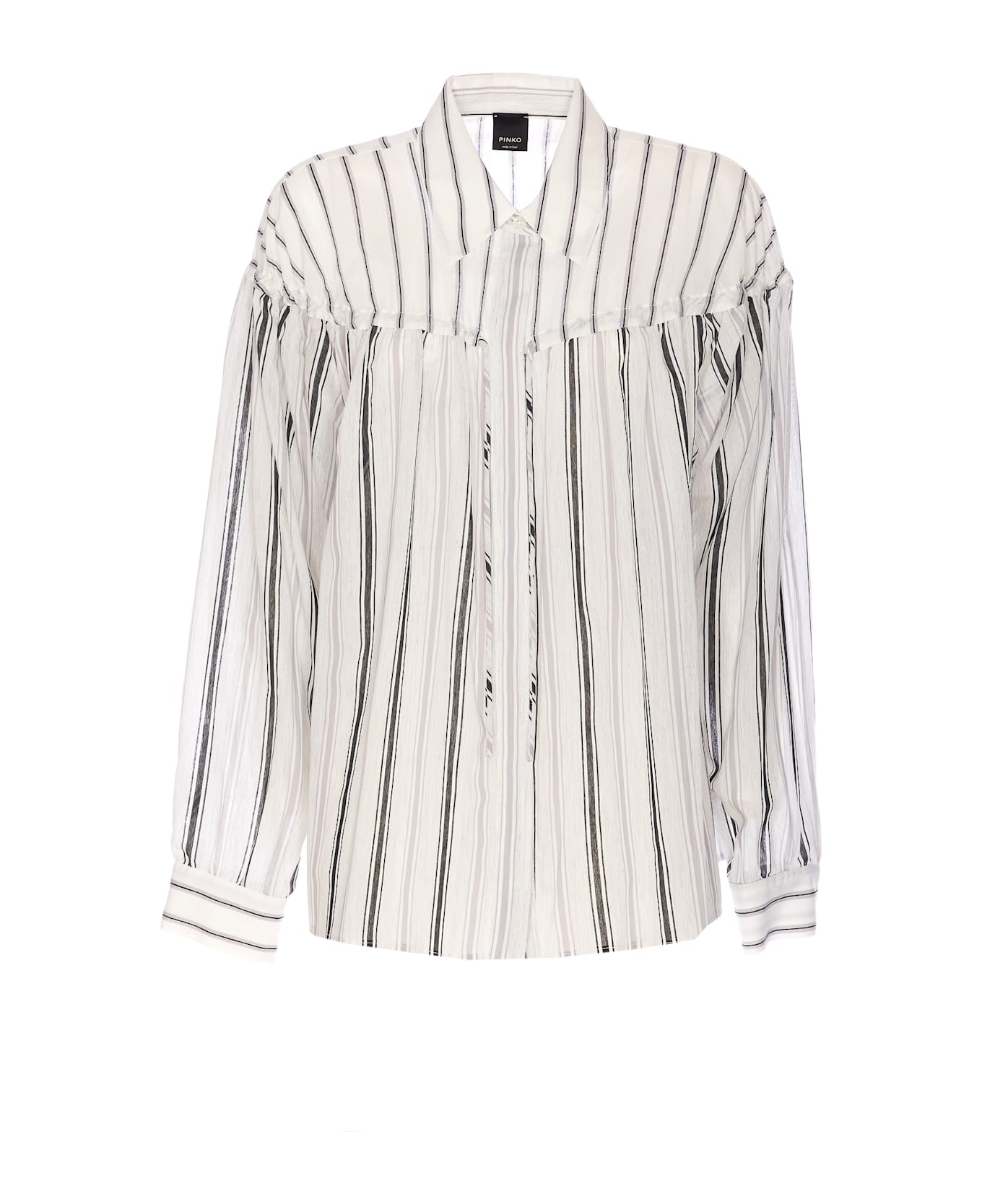 Pinko Diva Shirt - BIANCO/GRIGIO/NERO