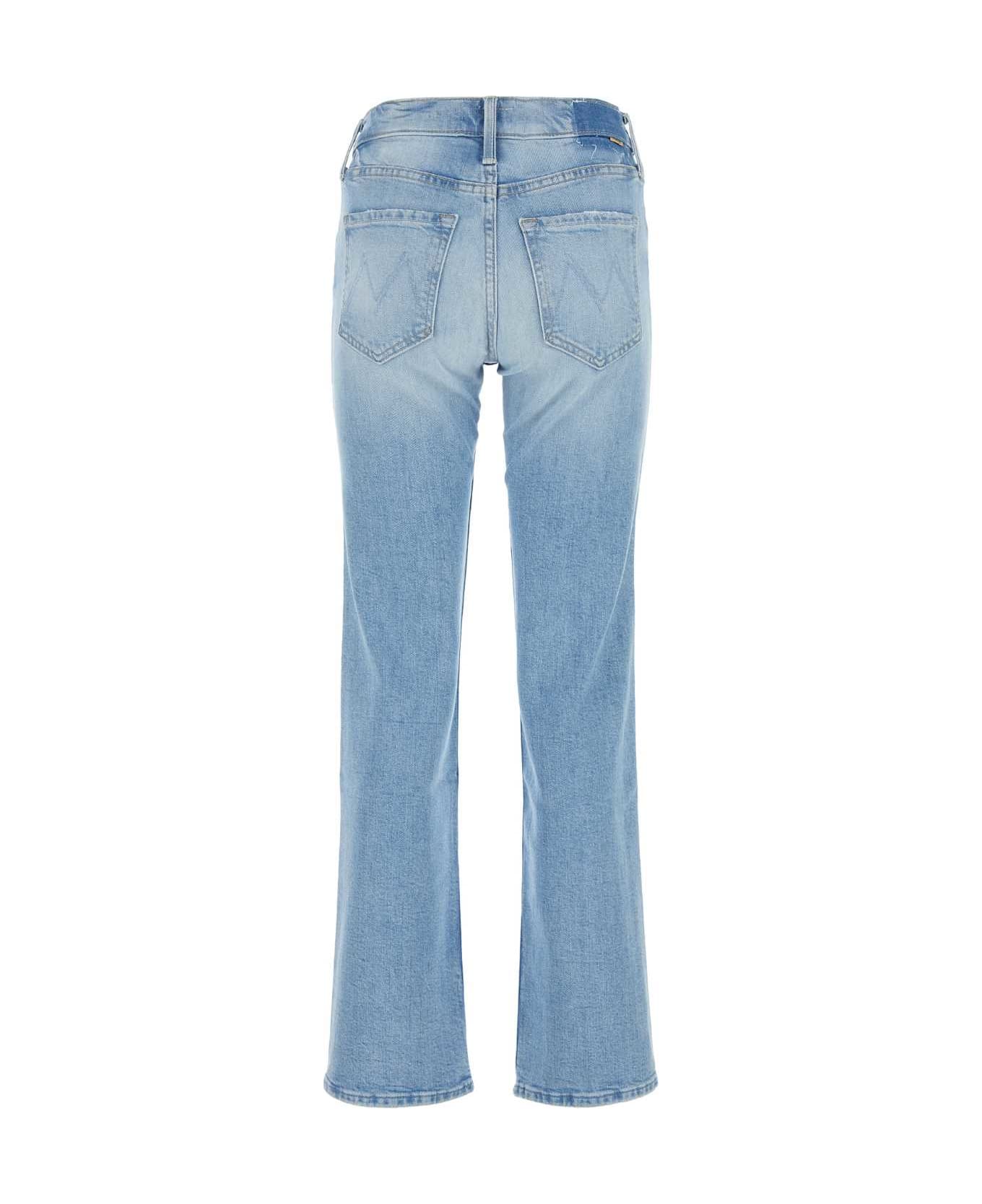 Mother Stretch Denim The Smarty Pants Jeans - AZZURRO