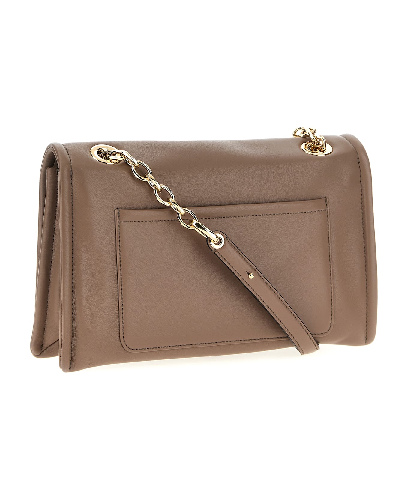 Valentino Garavani 'vlogo Chain' Shoulder Bag - Brown