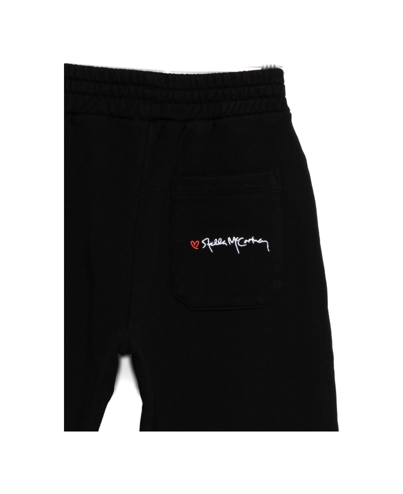 Stella McCartney Kids Embroidered-logo Sweatpants - Black