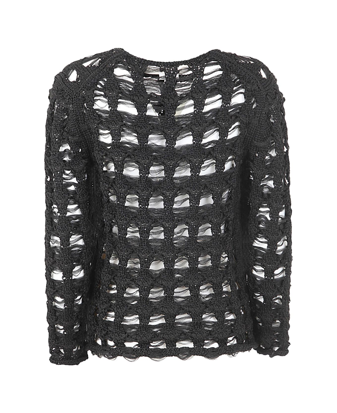 Comme des Garçons Ladies Sweater - Black ニットウェア