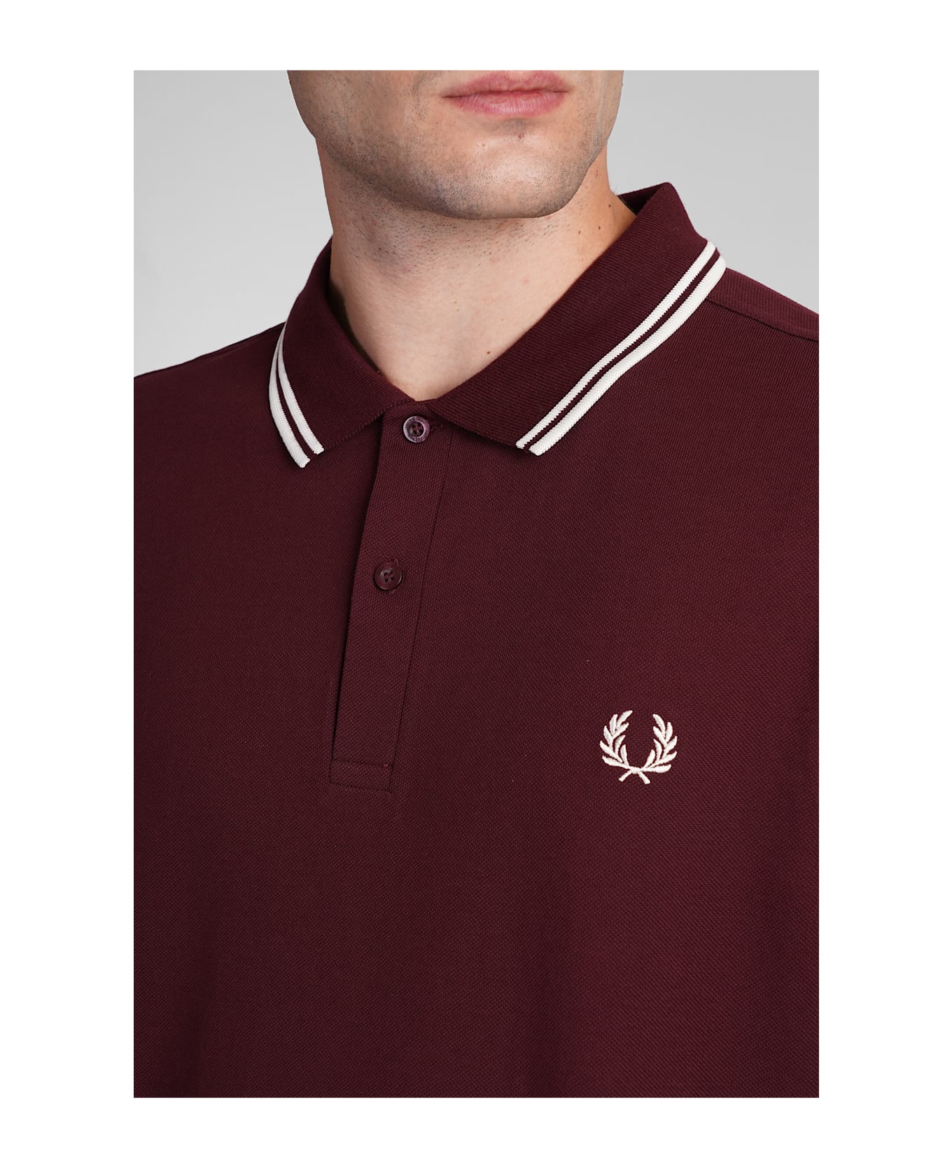 Comme des Garçons Shirt Polo In Bordeaux Cotton - bordeaux
