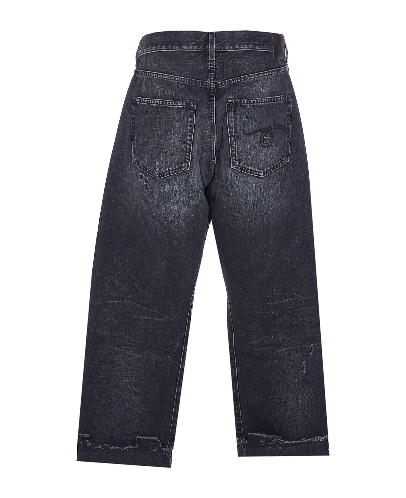 R13 Cross Over Jeans - Black デニム