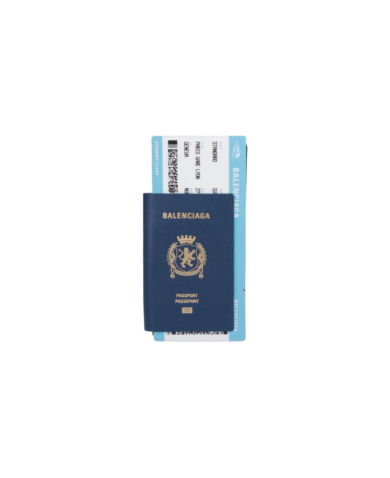 Balenciaga Long Wallet 
passport
 - Blue
