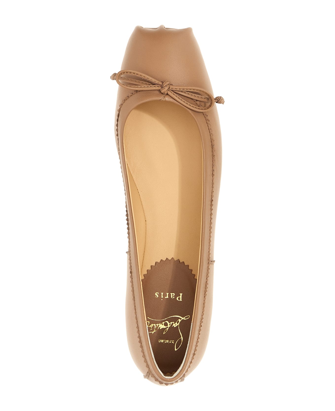 Christian Louboutin 'mamadrague' Ballet Flats - Beige