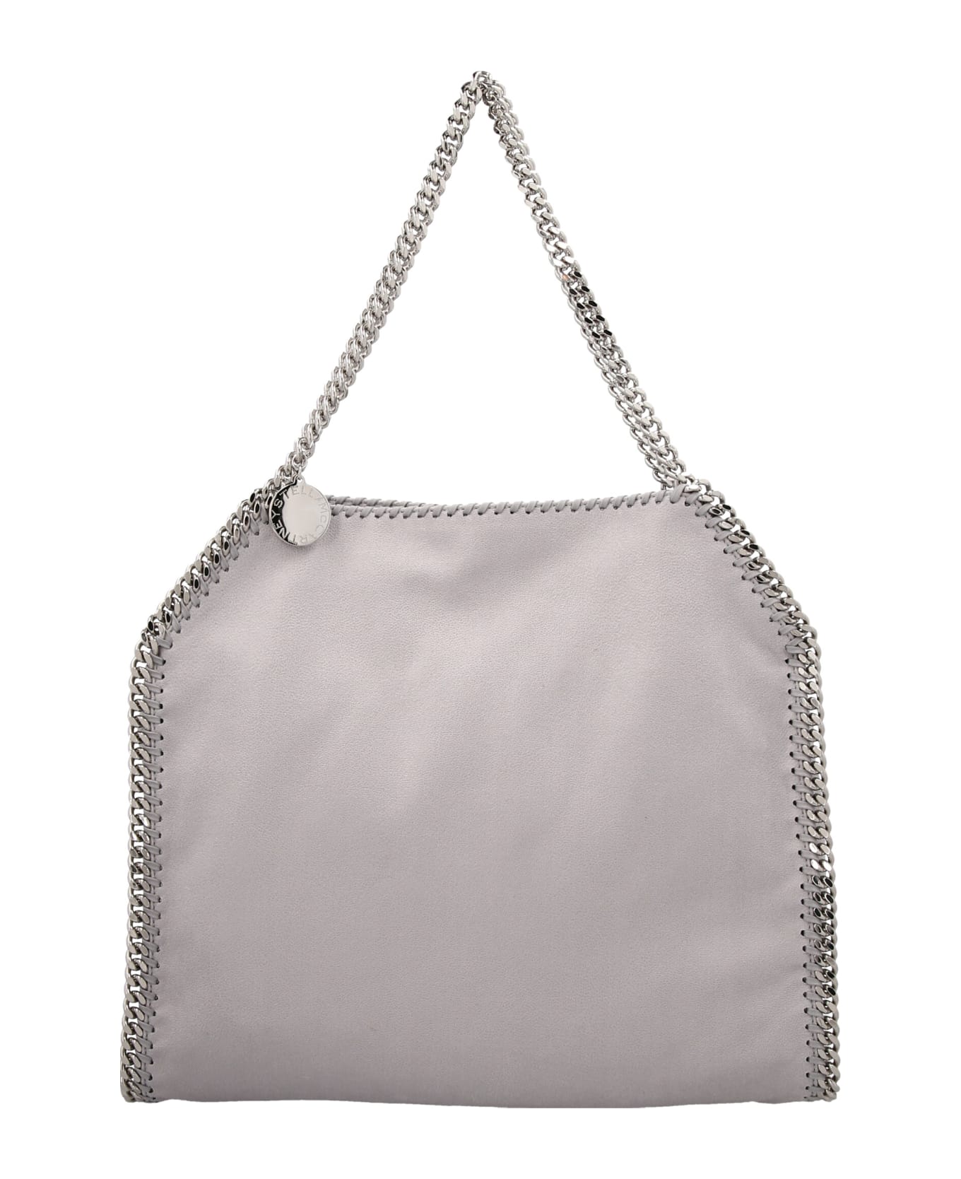 Stella McCartney Falabella Small Tote Bag In Ice Grey - Grey