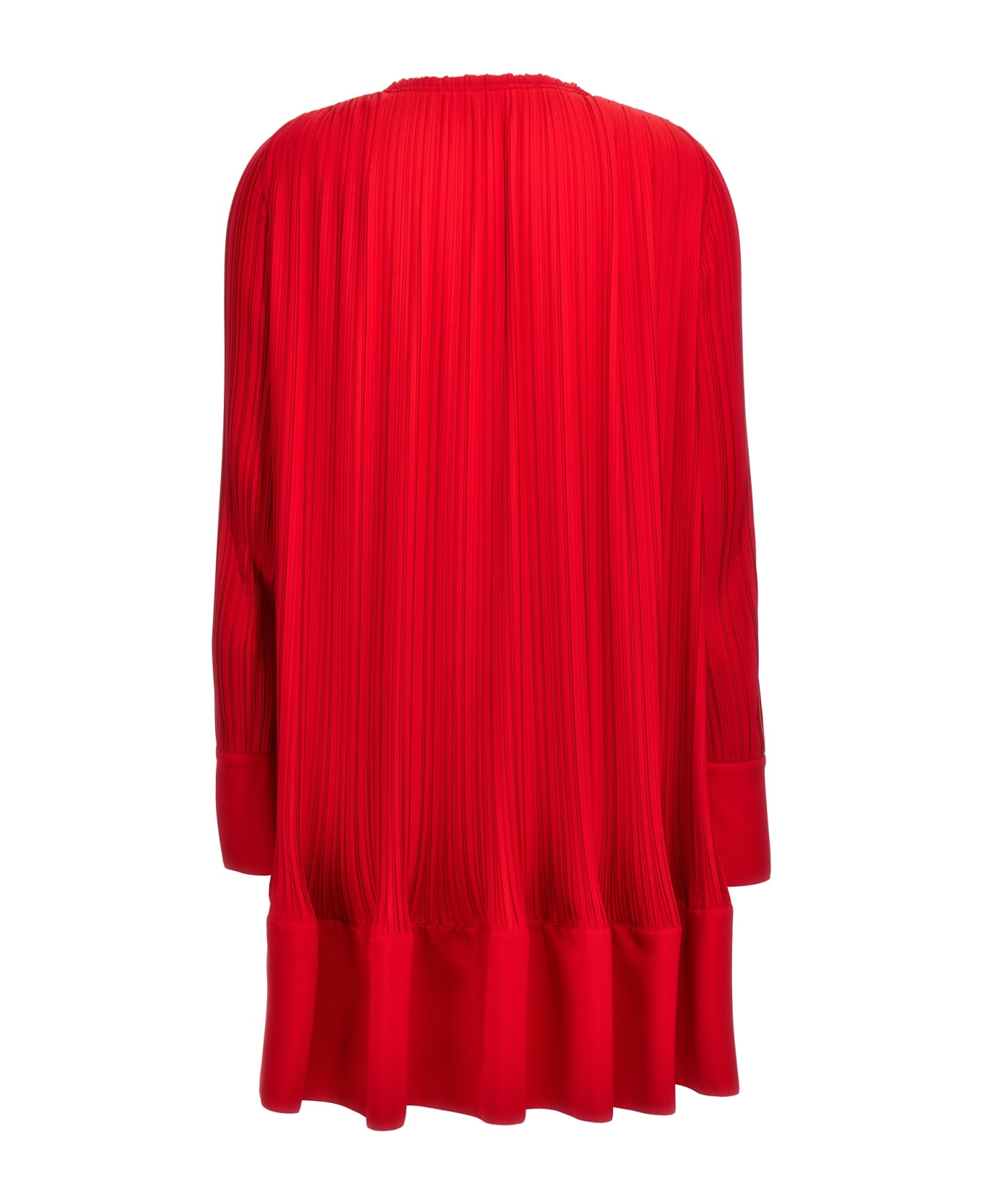 Lanvin 'flared lighters' Dress - Red
