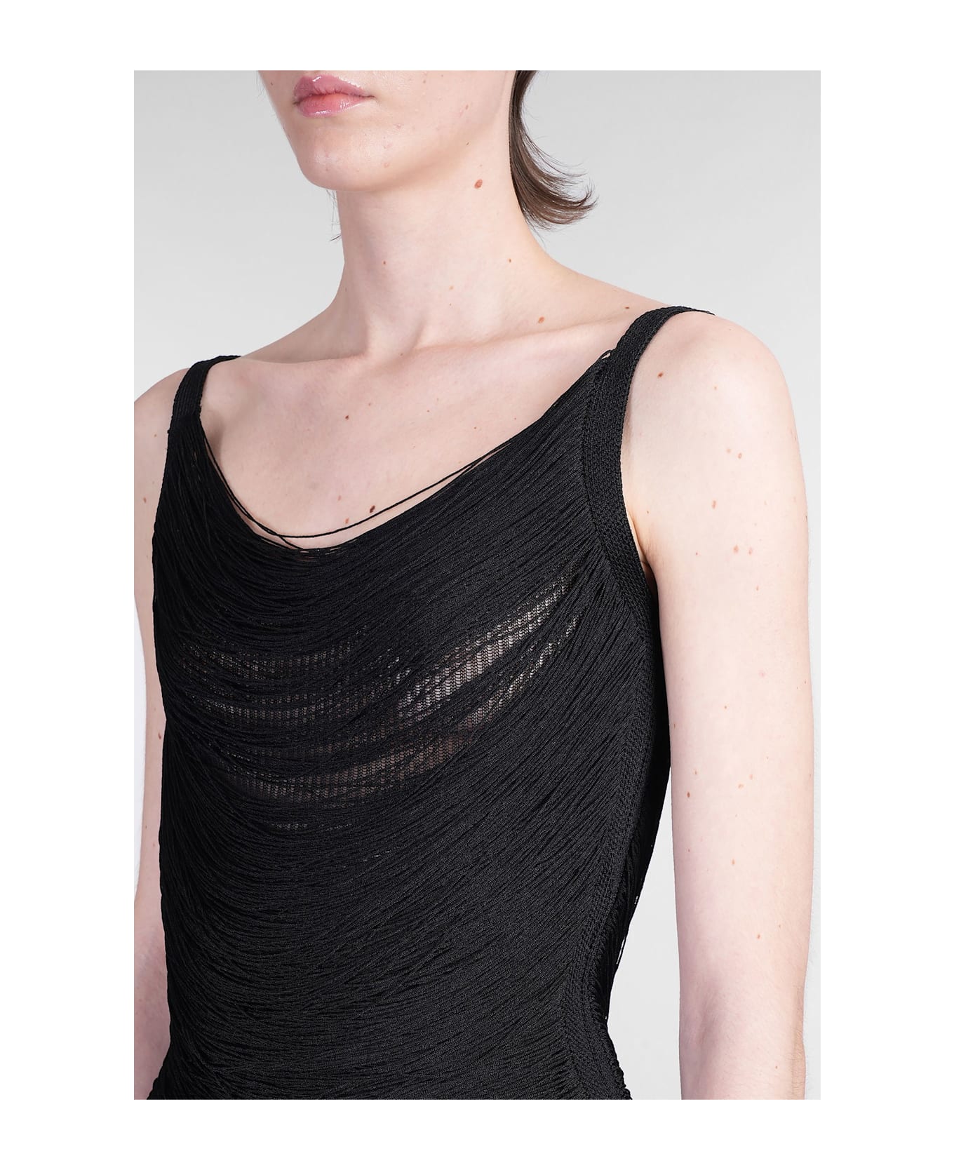 In Black Viscose
