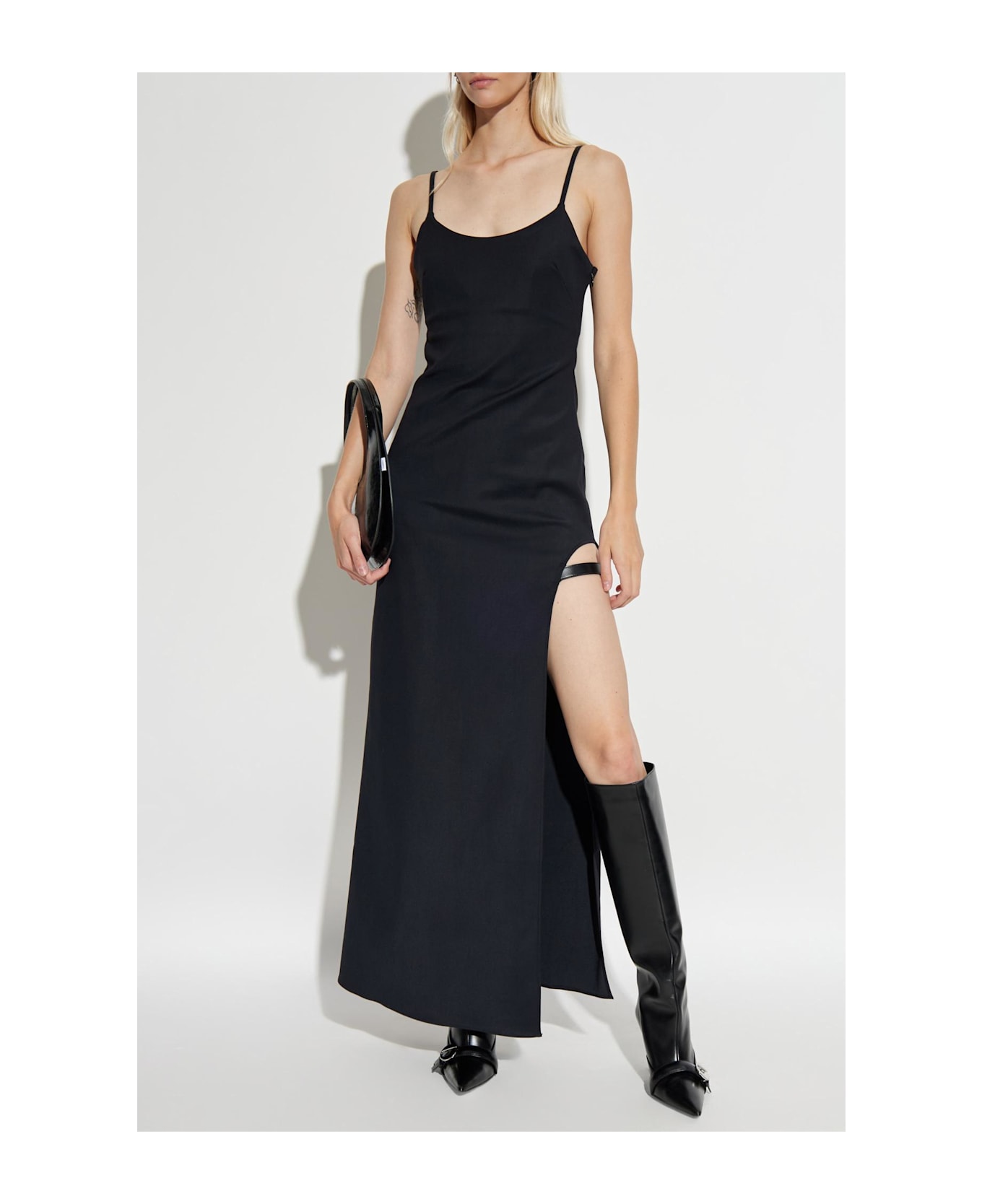 Coperni Strap Dress - BLACK