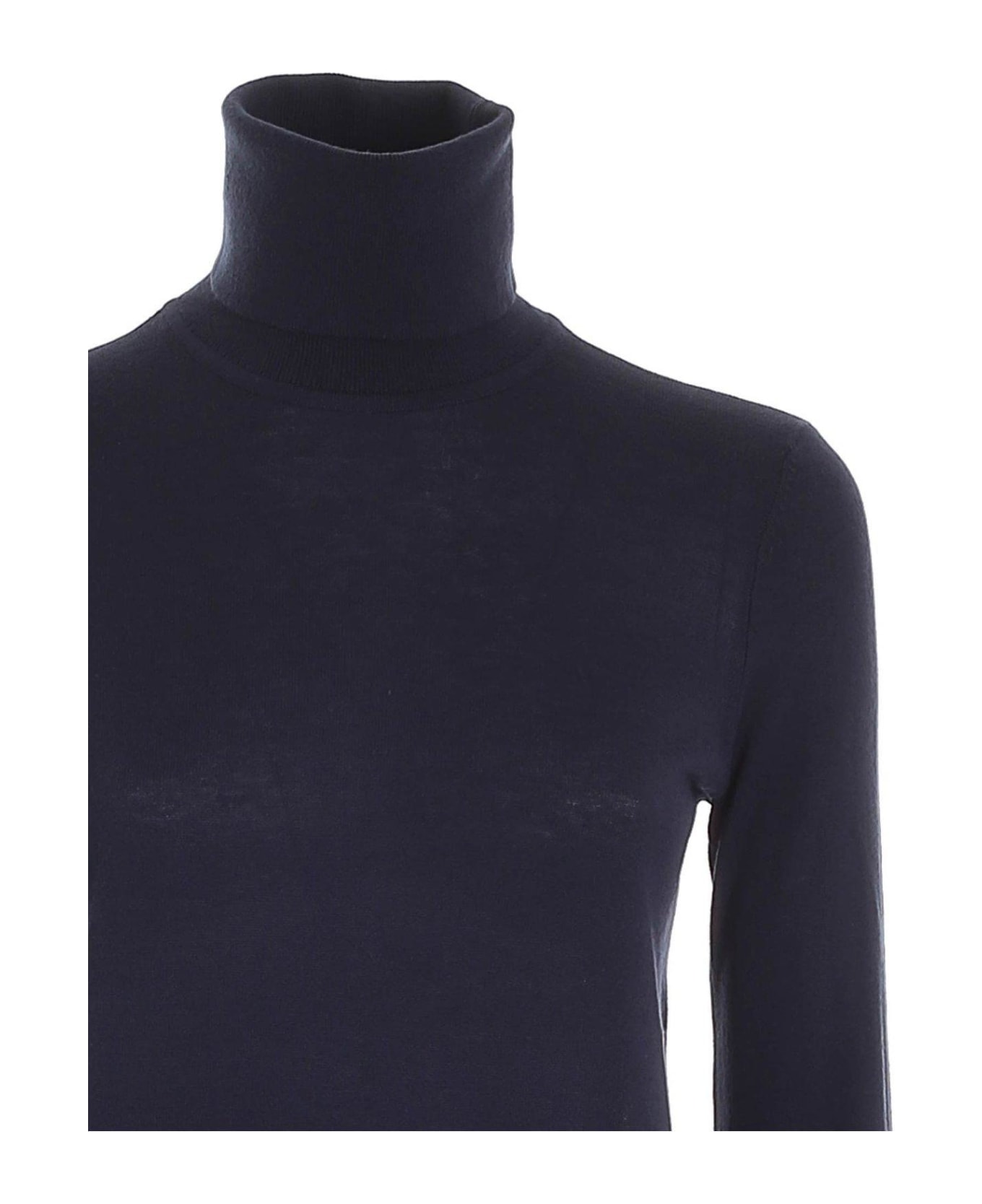 Ralph Lauren Roll-neck Knitted Jumper - Blue ニットウェア