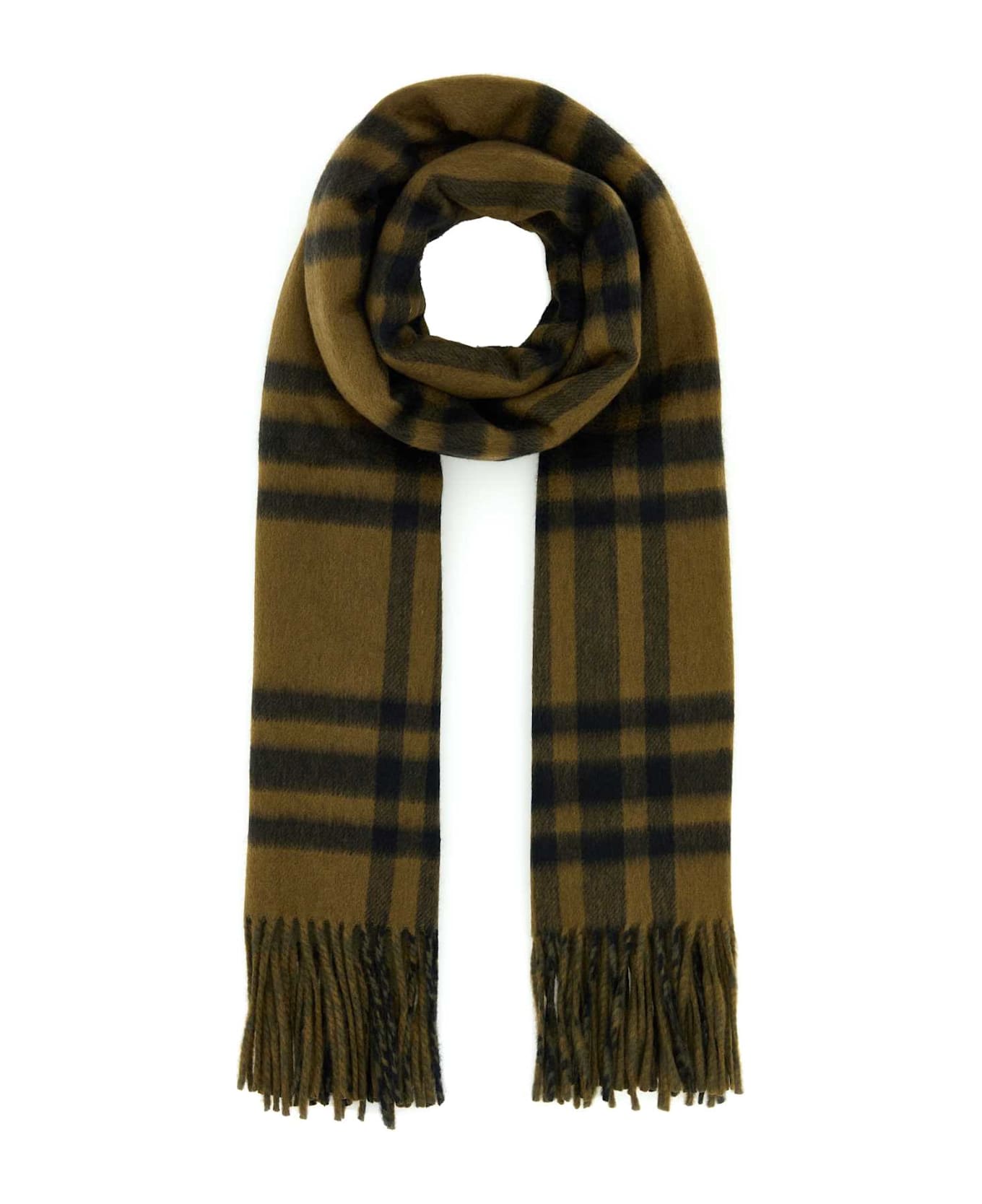 Burberry Embroidered Cashmere Reversible Scarf - CAMP