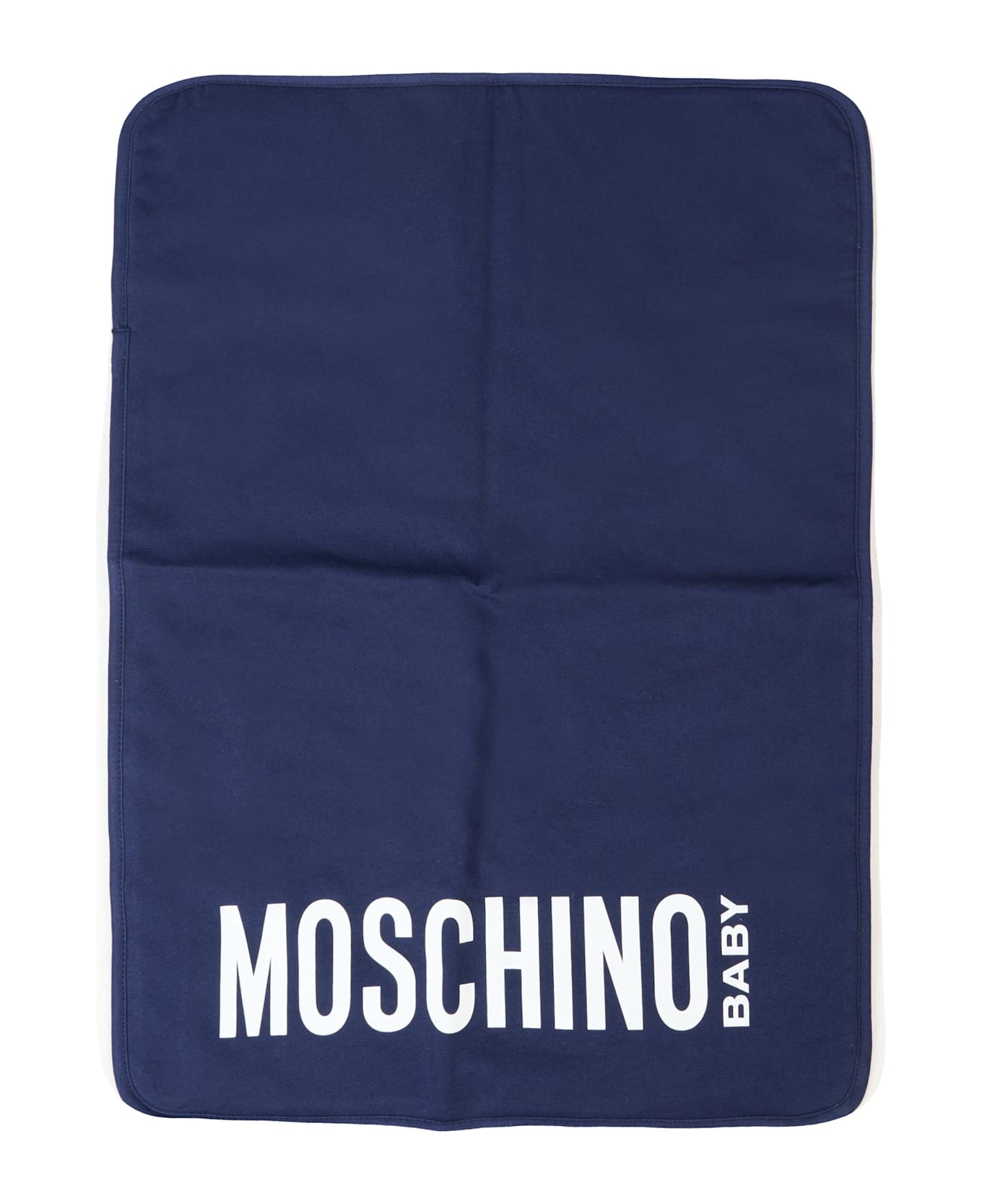Moschino Blue Changing Bag For Babykids With Teddy Bear - Blue