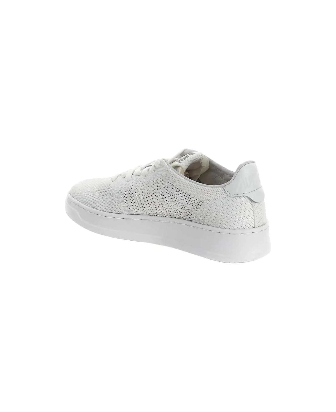 Autry White Easeknit Low Sneakers - White スニーカー