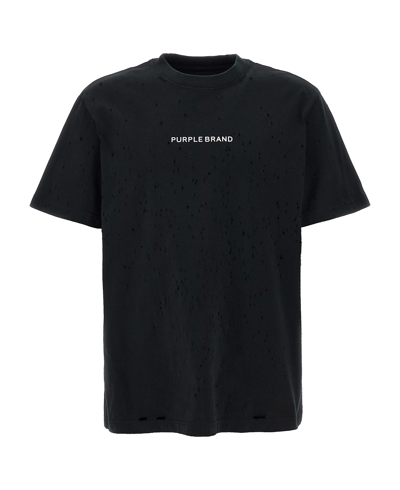 Purple Brand 
trademark
 T-shirt - Black  