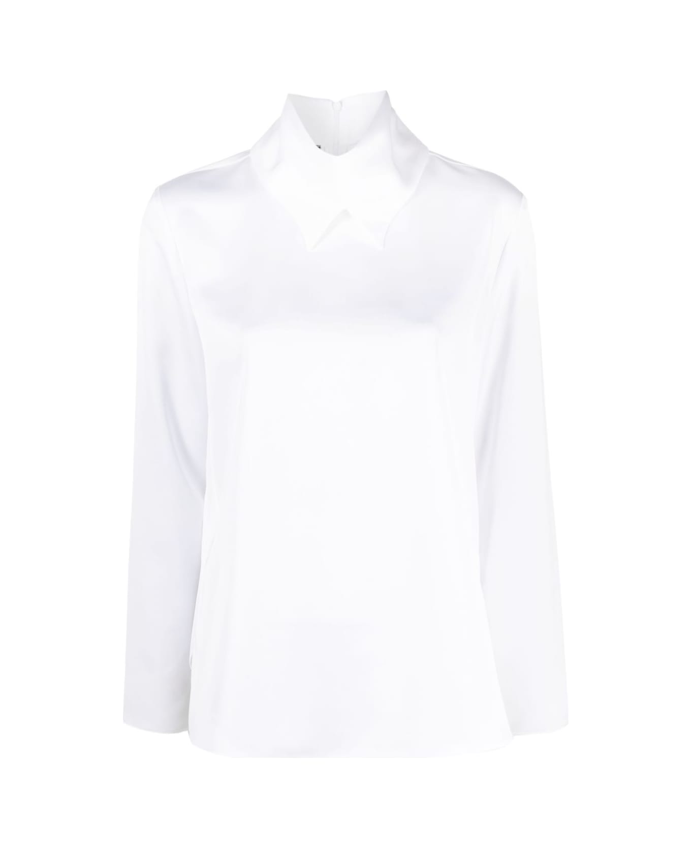 Emporio Armani Long Sleeves Shirt - Silk White