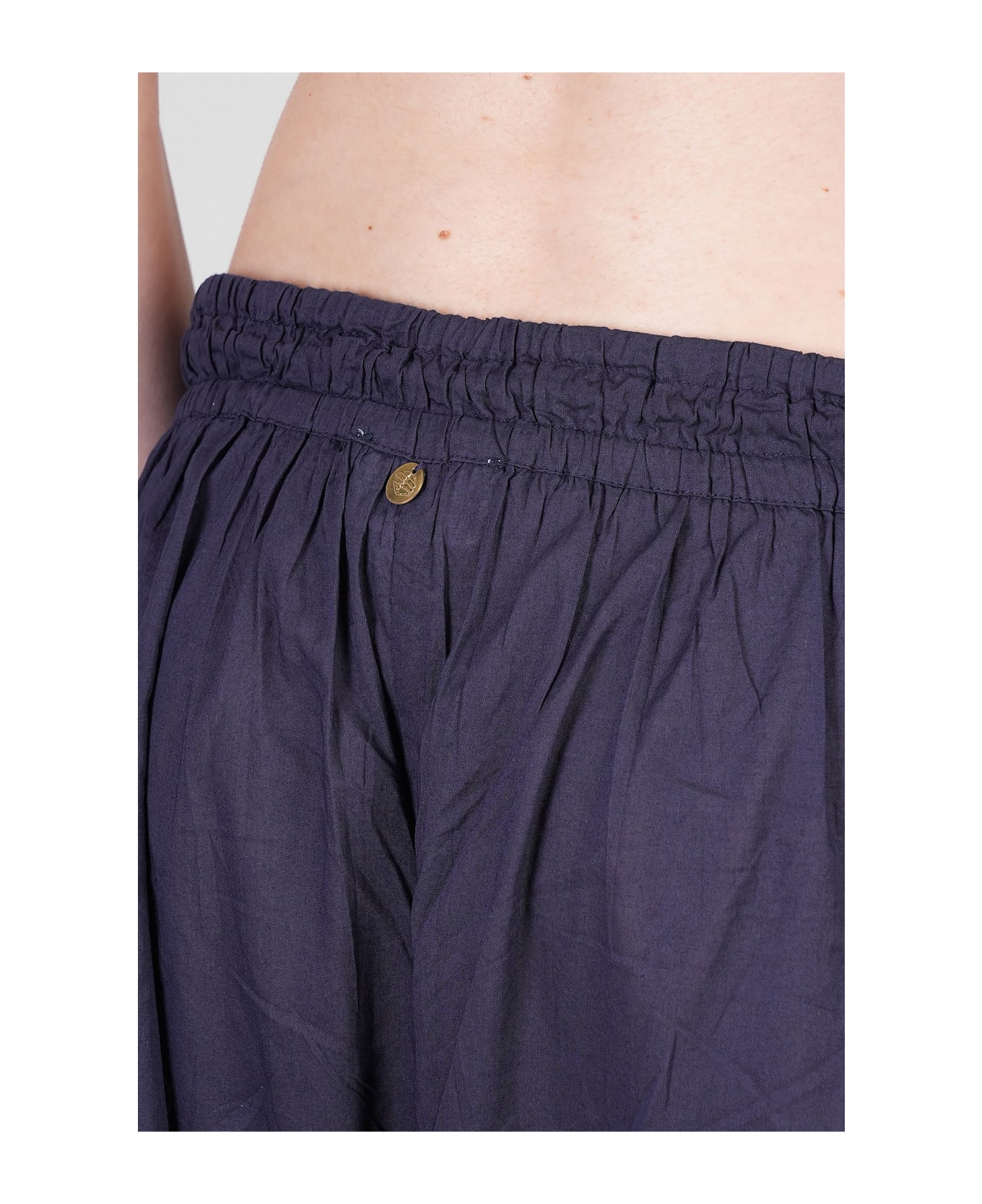 Antik Batik Mirabel Pants In Blue Cotton - blue