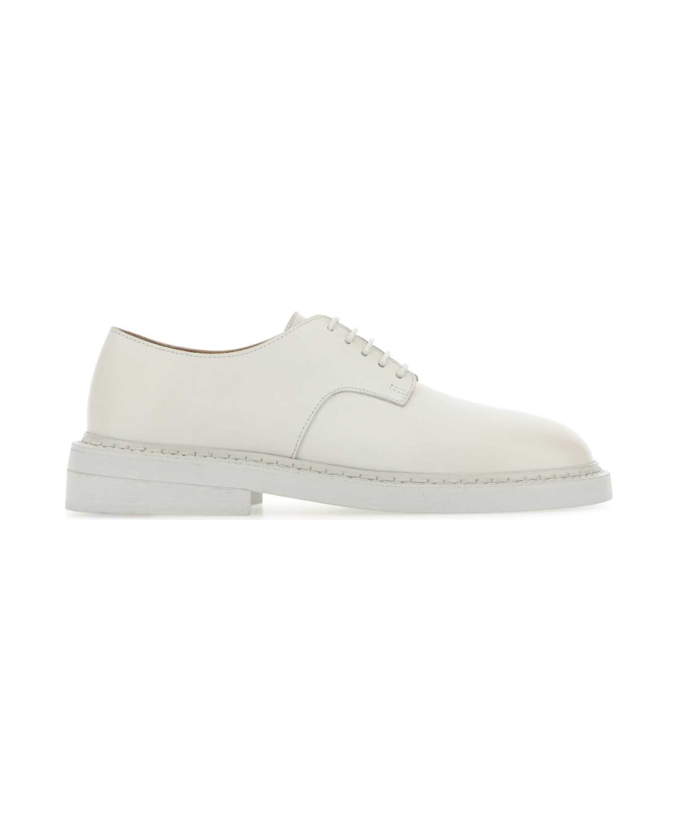 Marsell Chalk Leather Nasello Lace-up Shoes - 121 フラットシューズ