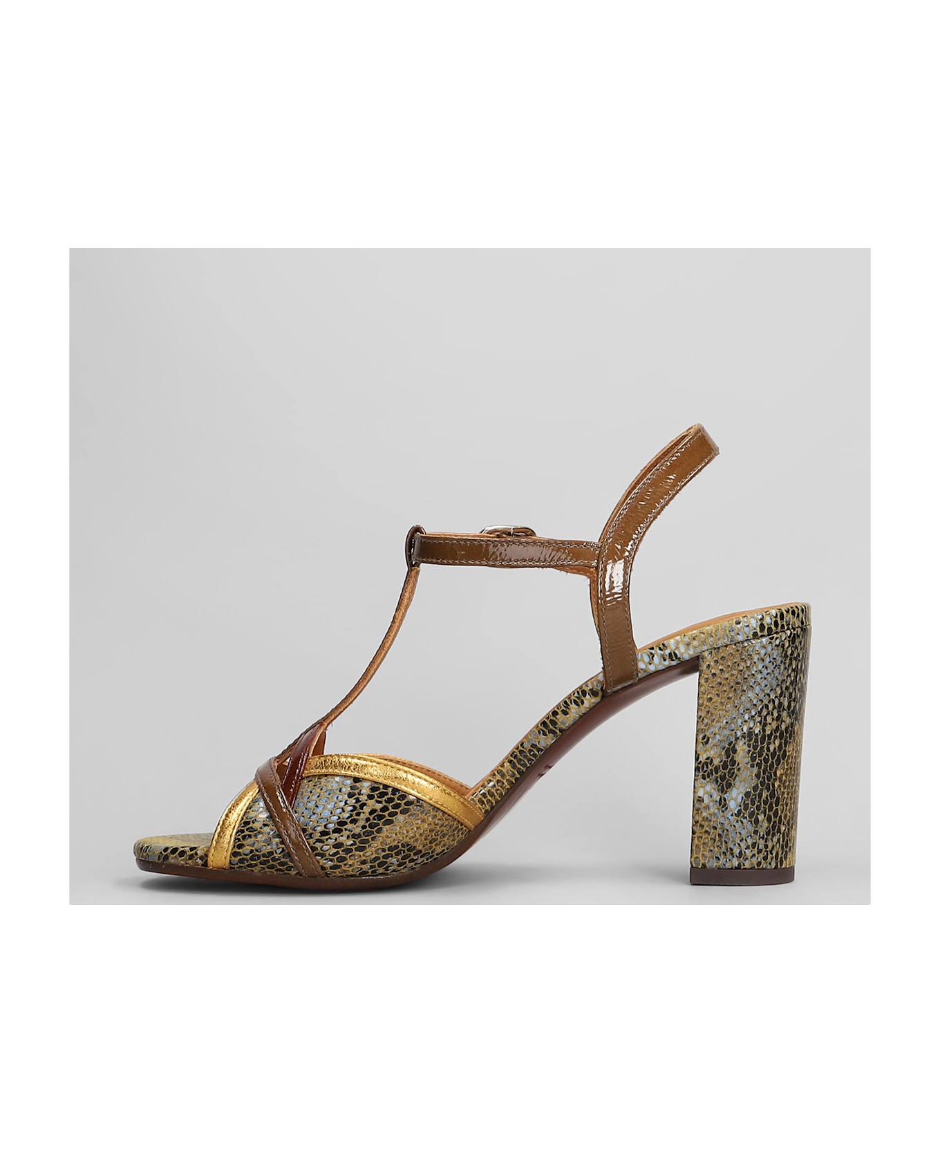 Chie Mihara Bejo Sandals In Brown Leather - brown