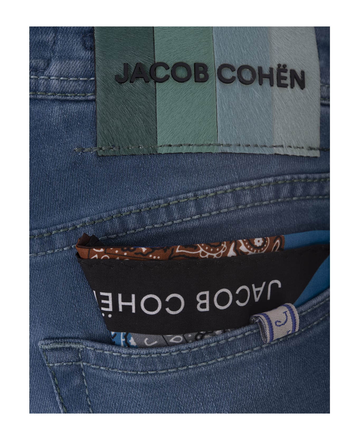 Jacob Cohen Blue Slim Nick Jeans - Blue デニム