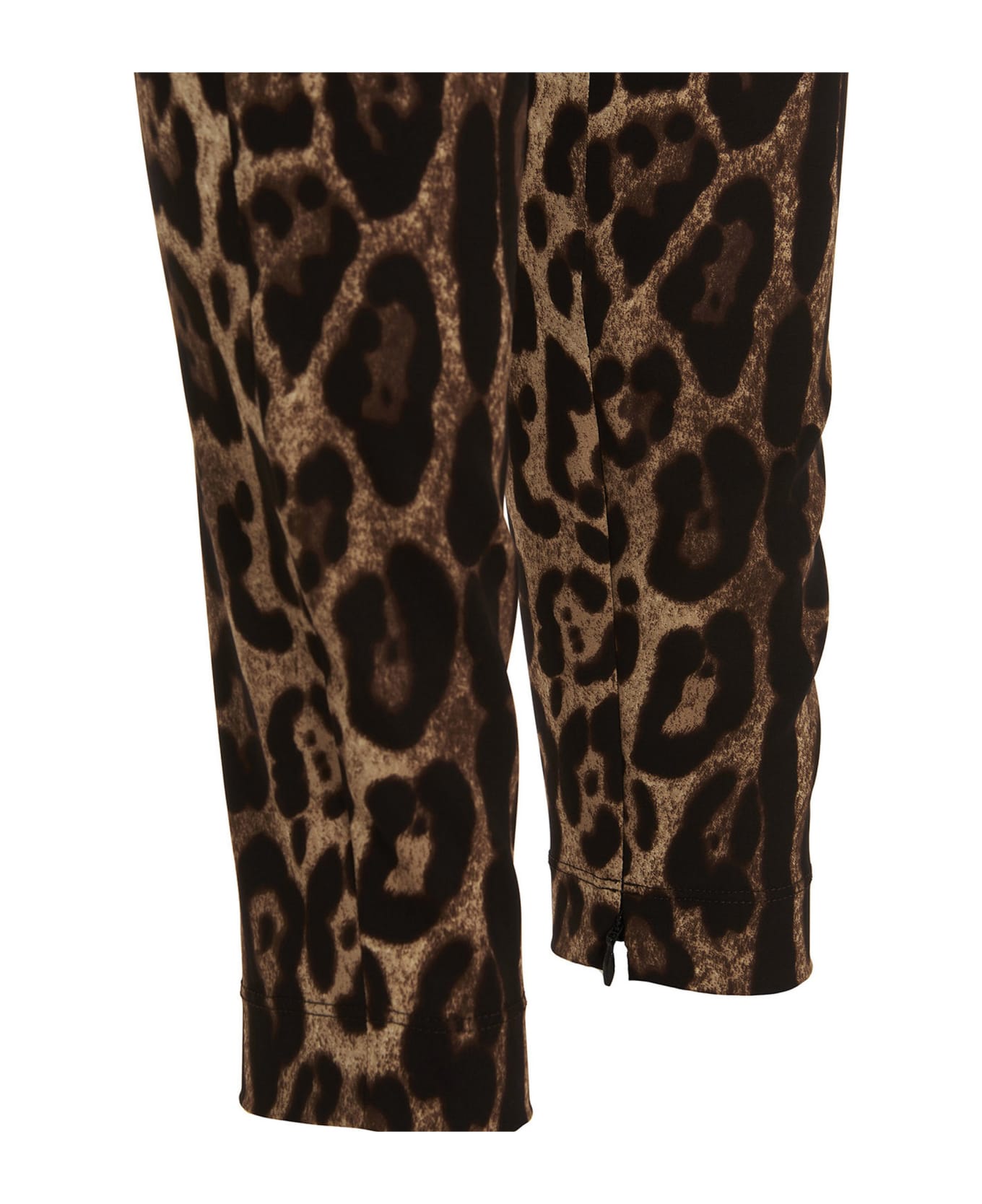 Dolce & Gabbana Animal Print Leggings - M Leo New