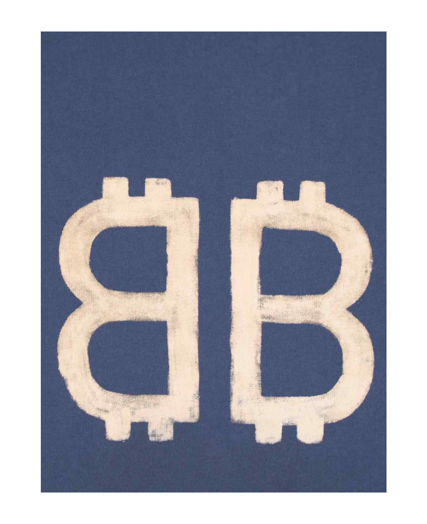 Balenciaga 'crypto' Printed T-shirt - Blue